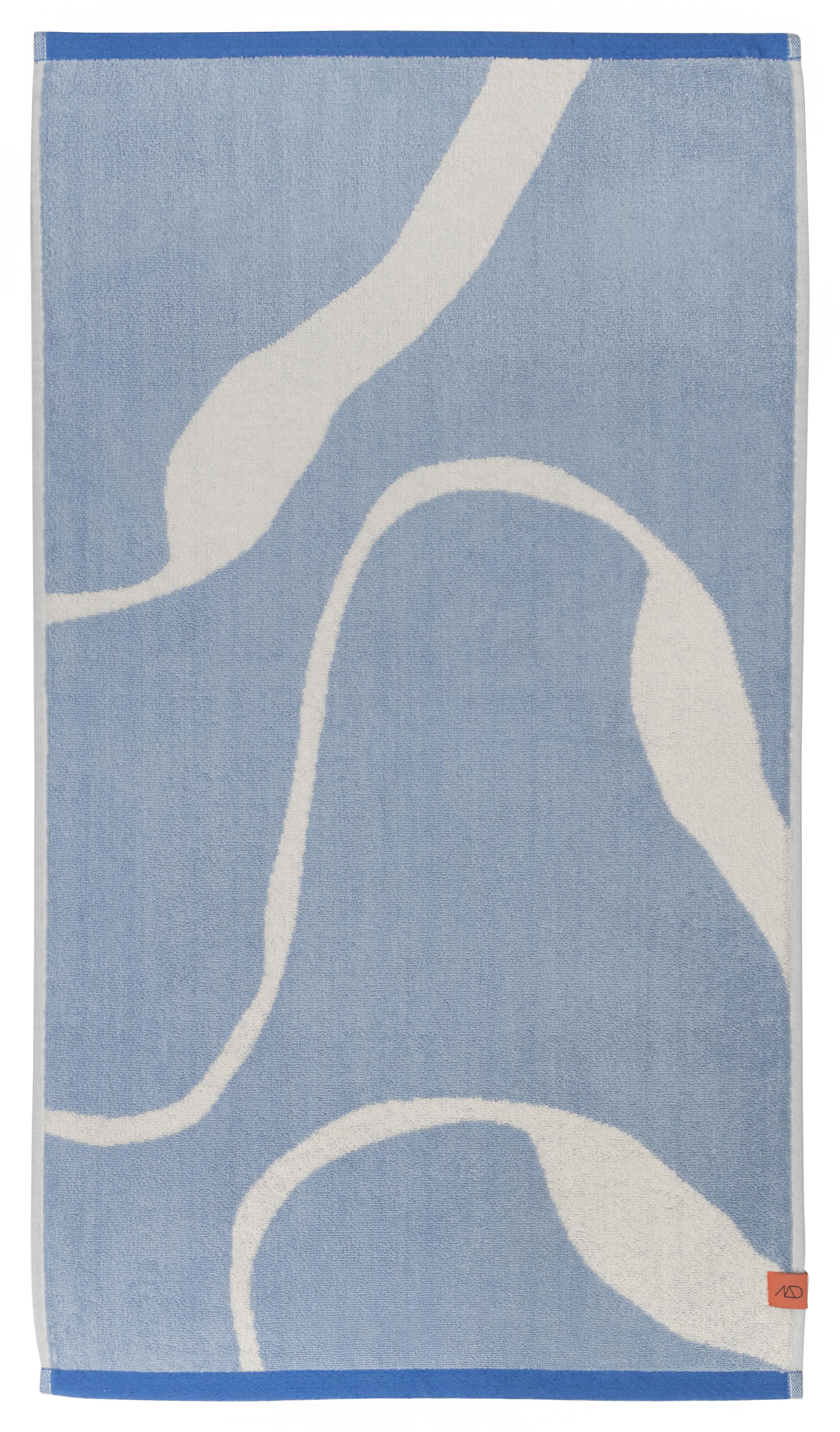 Nova Arte Handduk Light Blue/Off-White 70x133