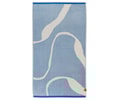 Nova Arte Handduk Light Blue/Off-White 70x133