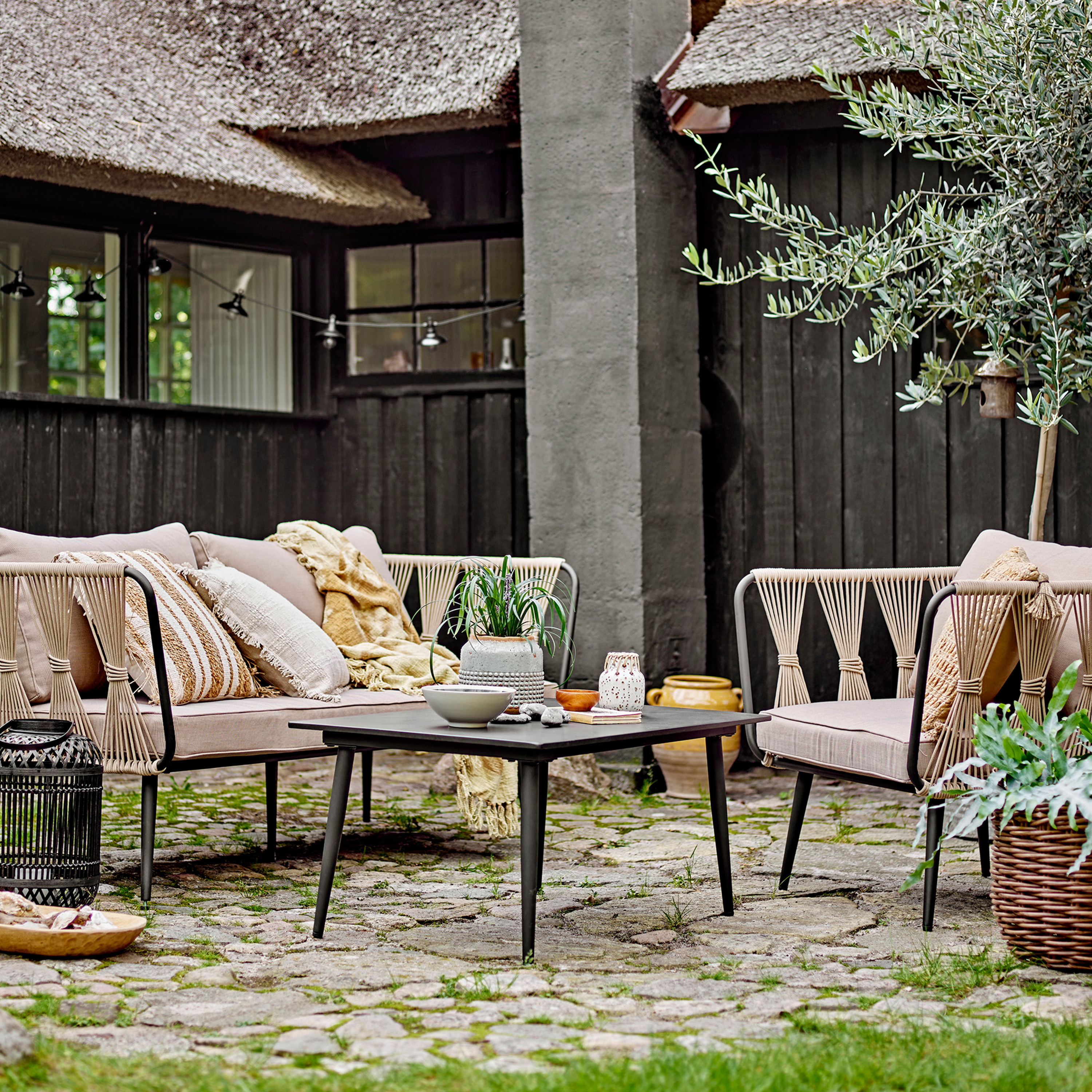 Bloomingville Pavone Loungestol Brun