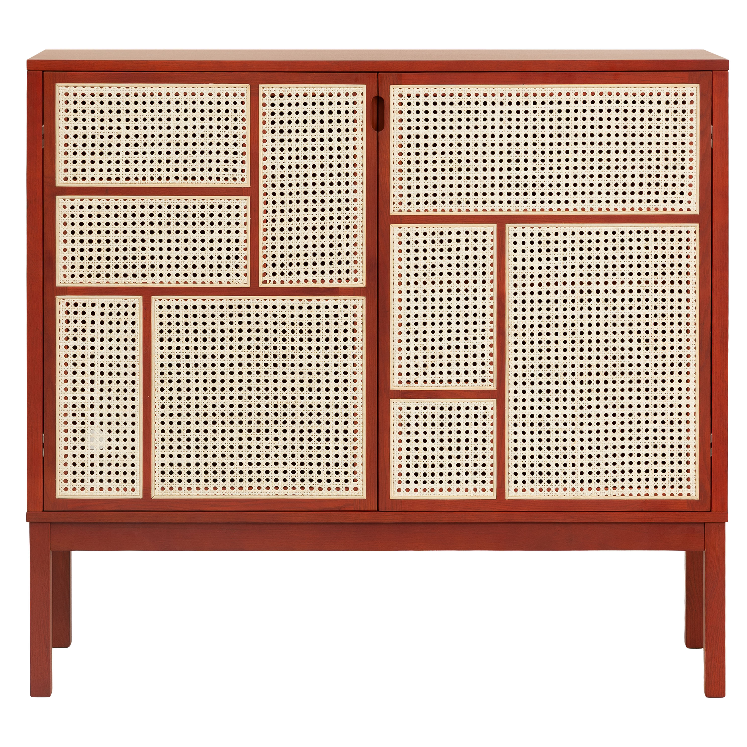 Design House Stockholm Air Sideboard Red 110x120
