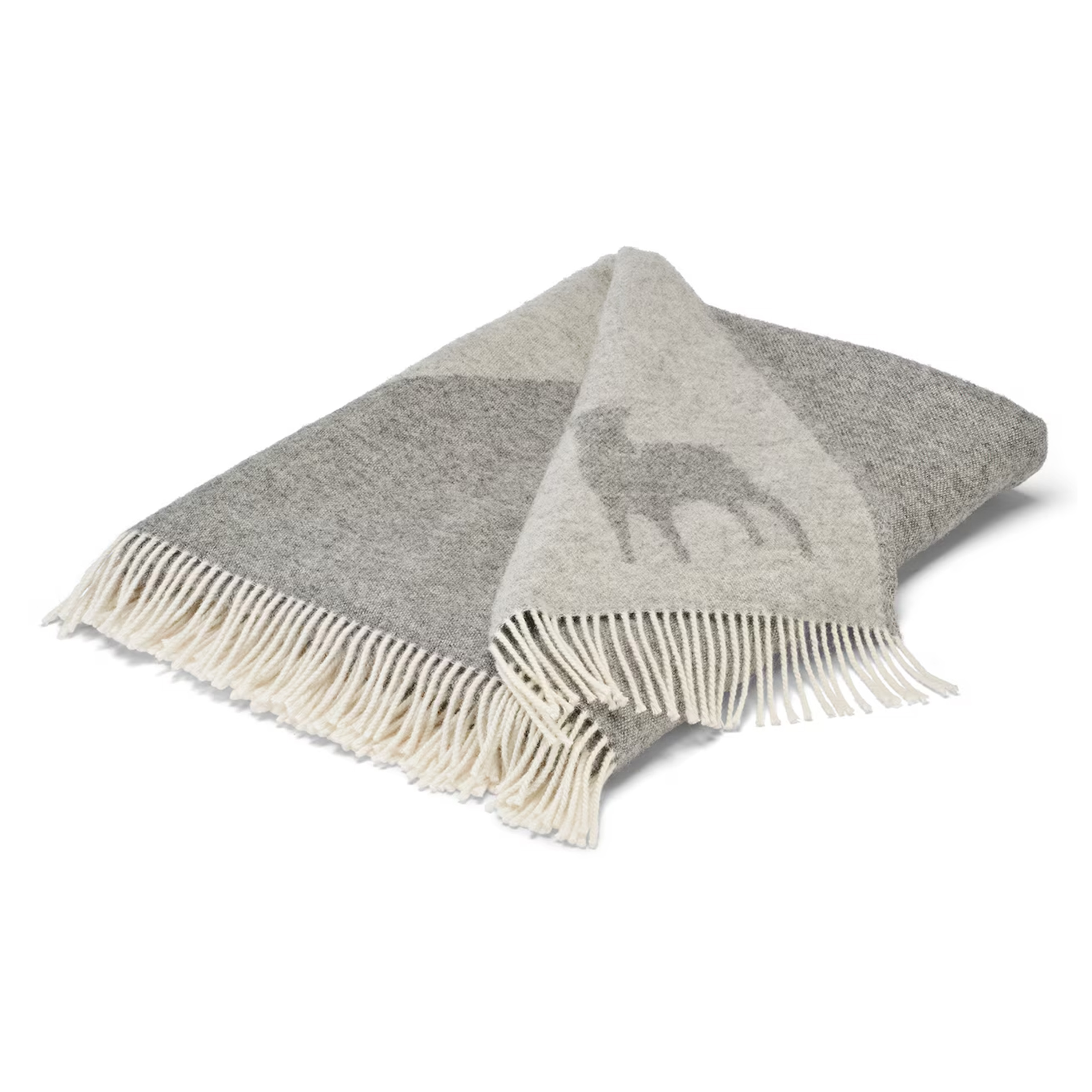 Lennie Ullpläd Grå 140x240