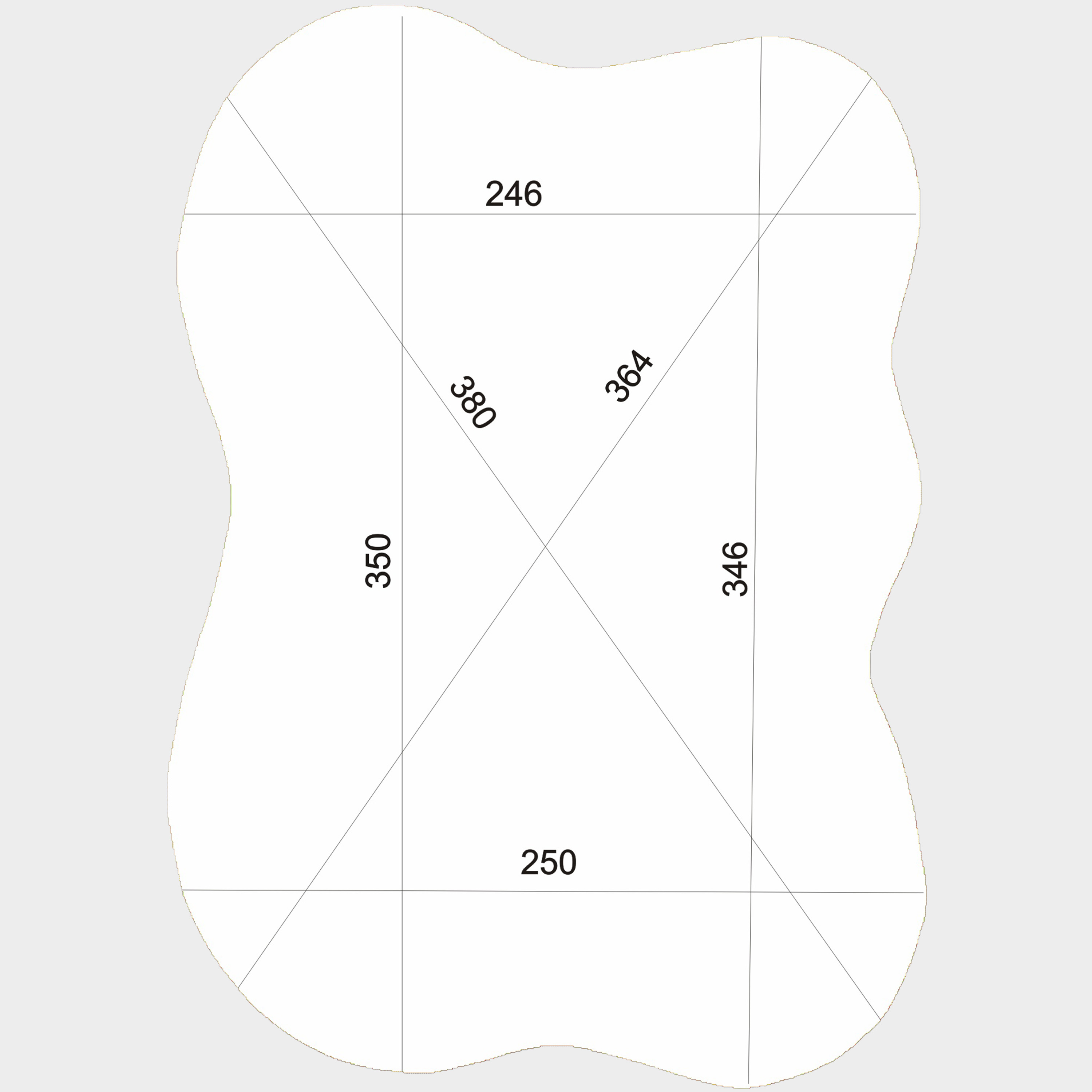 Sleepo Collection Stormi Wollteppich White 250x350