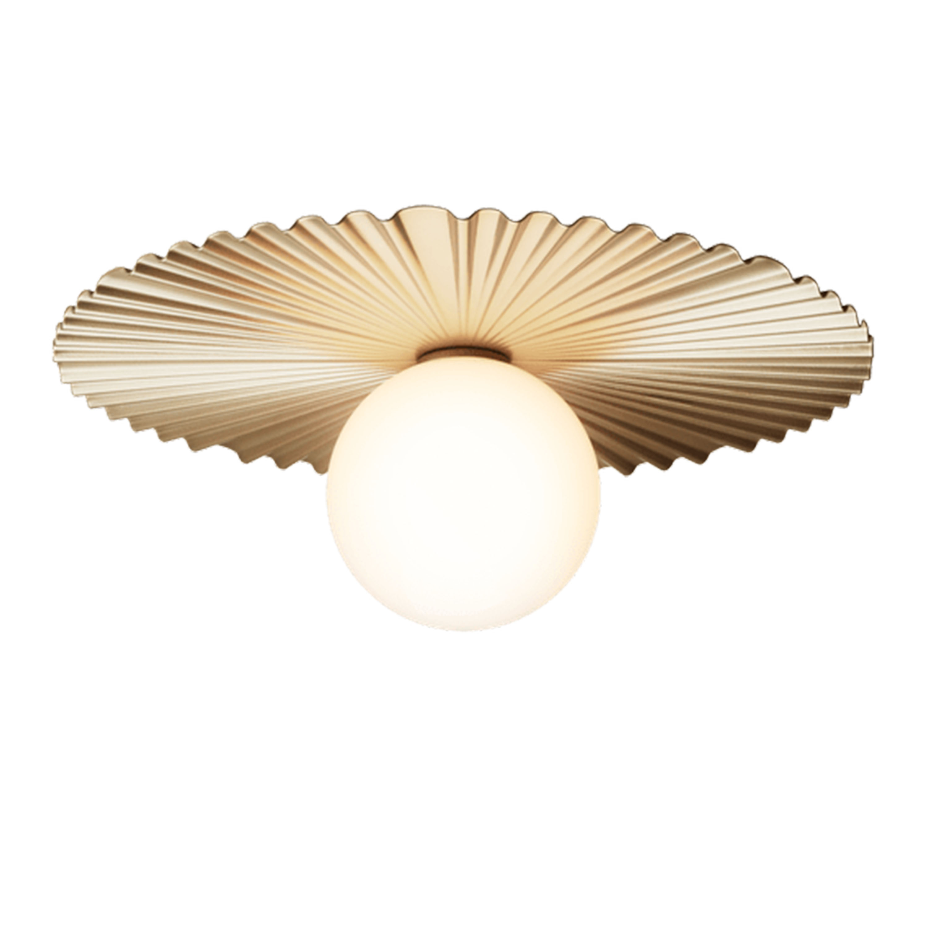 Nuura Liila Muuse Vägg/Taklampa Nordic Gold/Opal Ø42