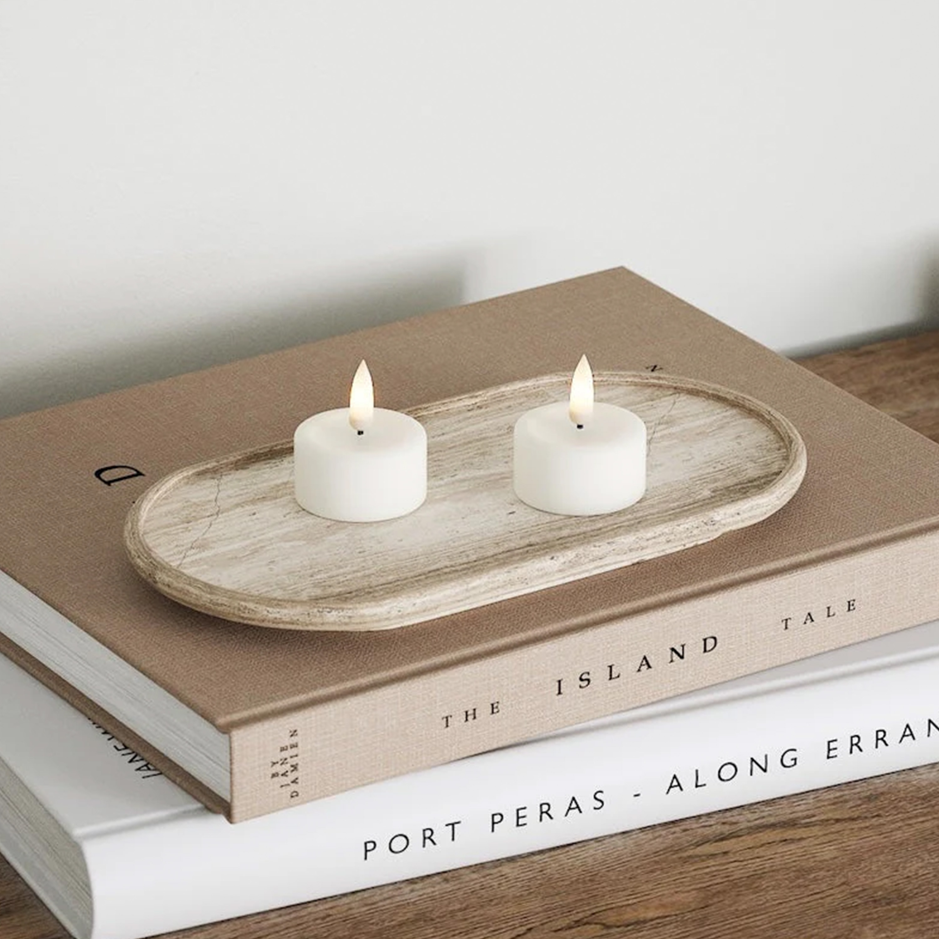 Deluxe Homeart LED Värmeljus Vit Ø4