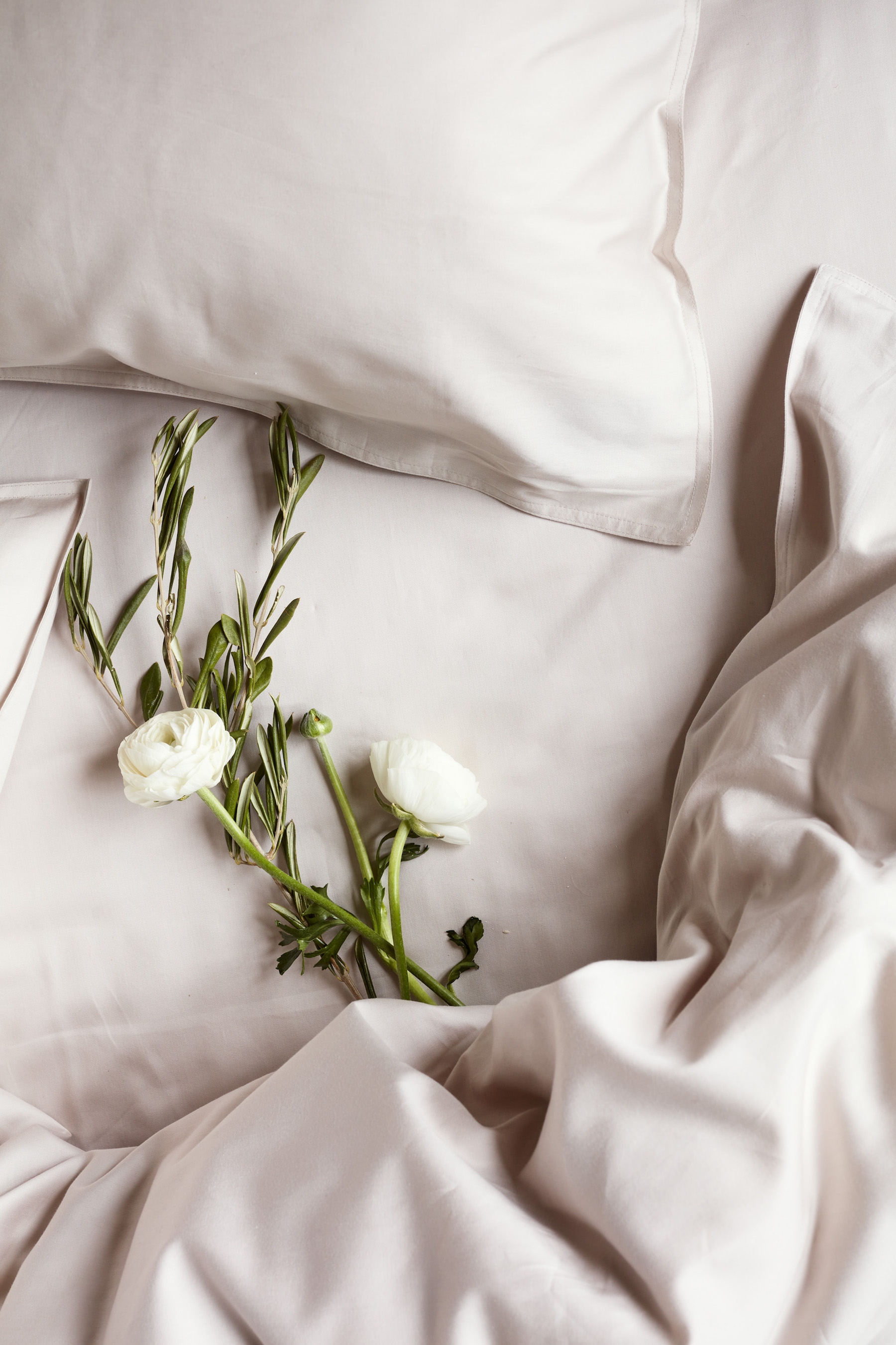 Read the Label Satin Örngott Sand 50x60 2-pack