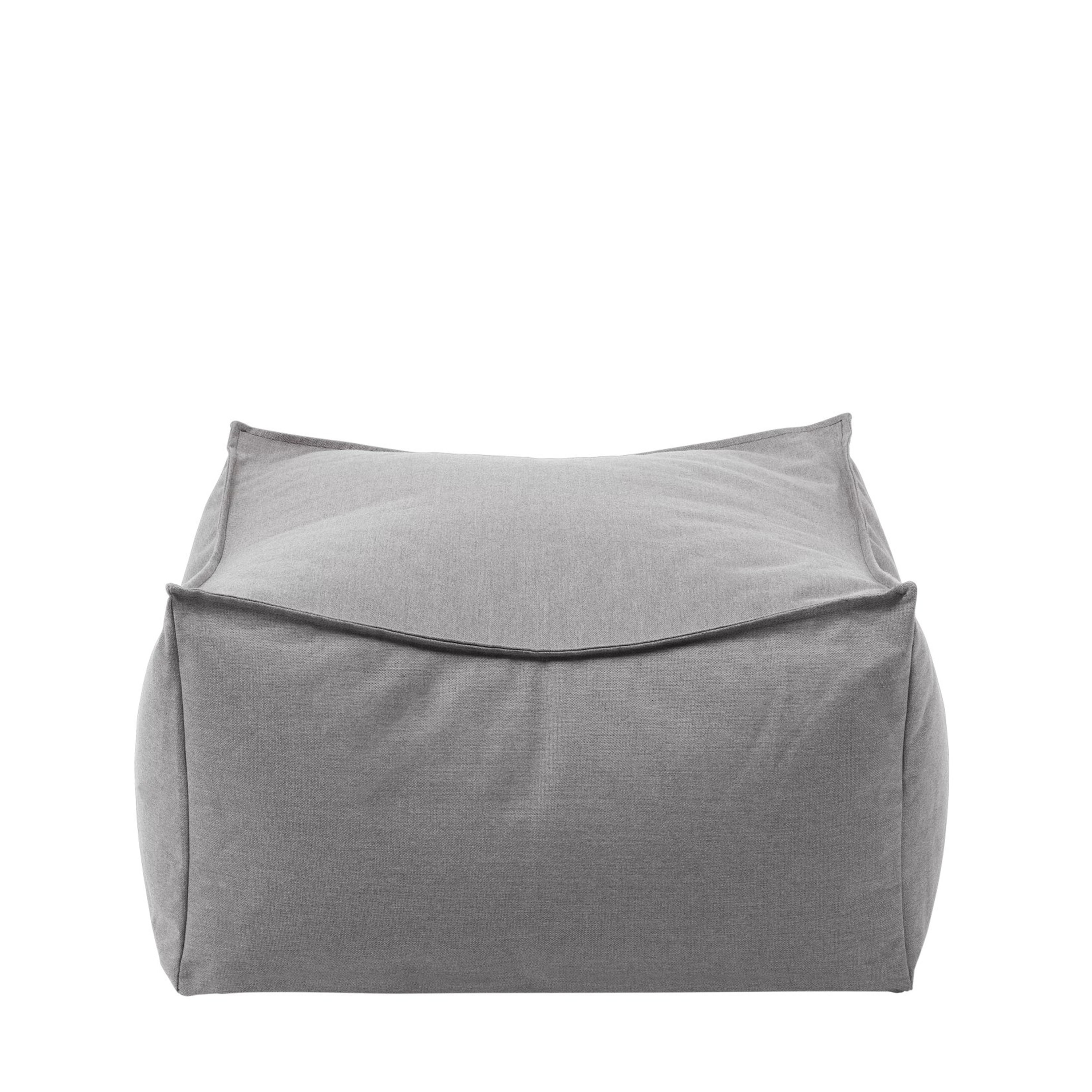 Blomus - Stay Rahituoli Stone 60x60 Harmaa - Syntetfiber, plast - Pouf Outdoor