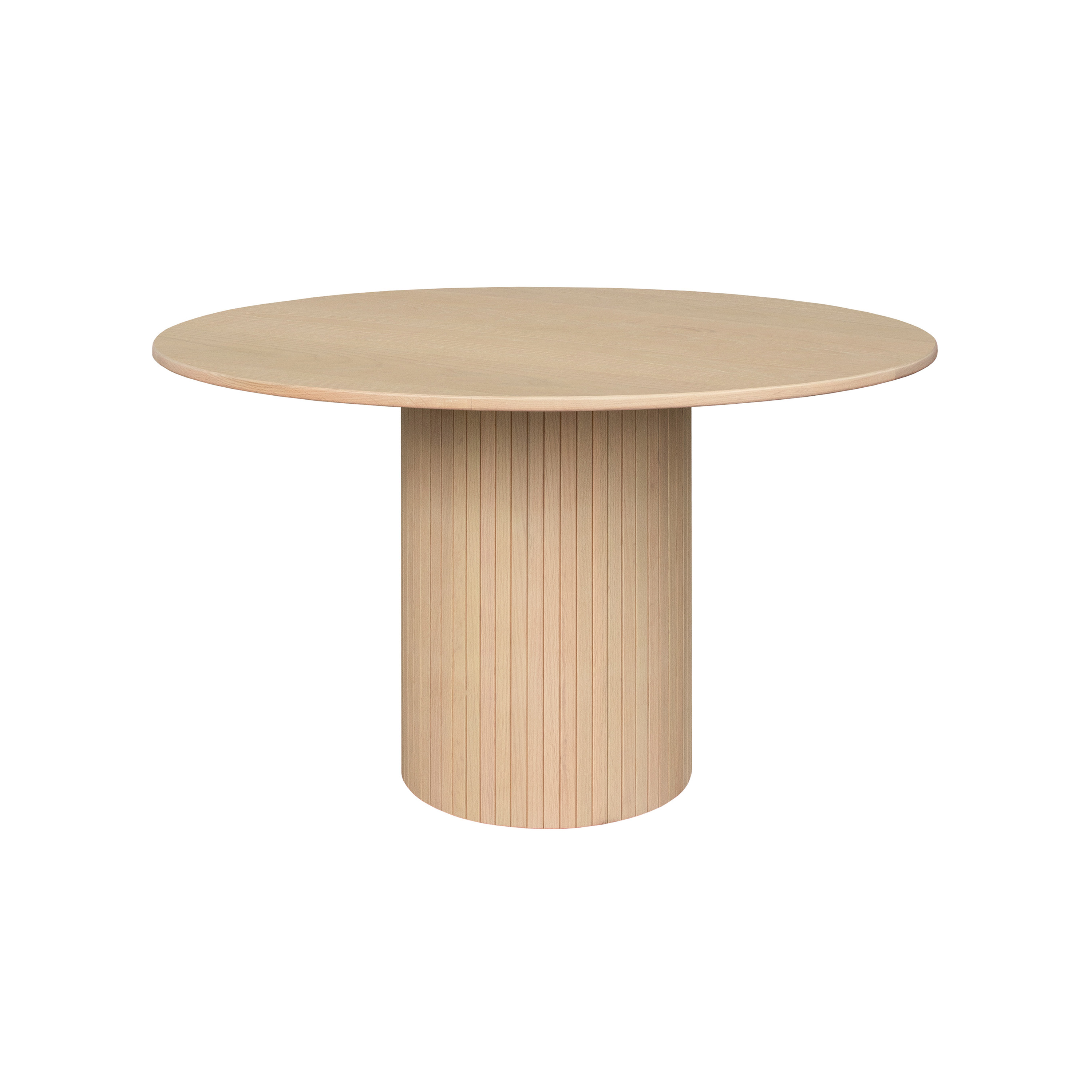 Adele Ruokapöytä Valkoinen Öljytty Ø120