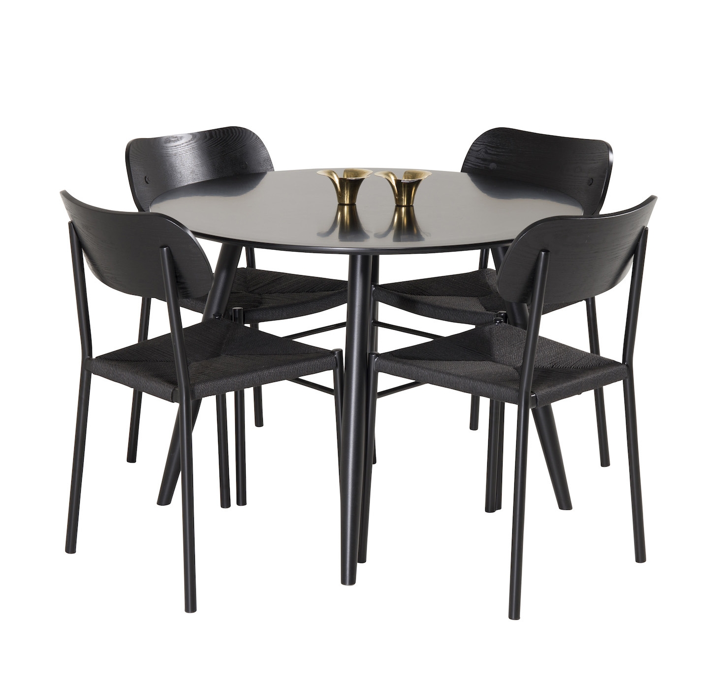 Venture Home Ellie Matstol Svart/Svart