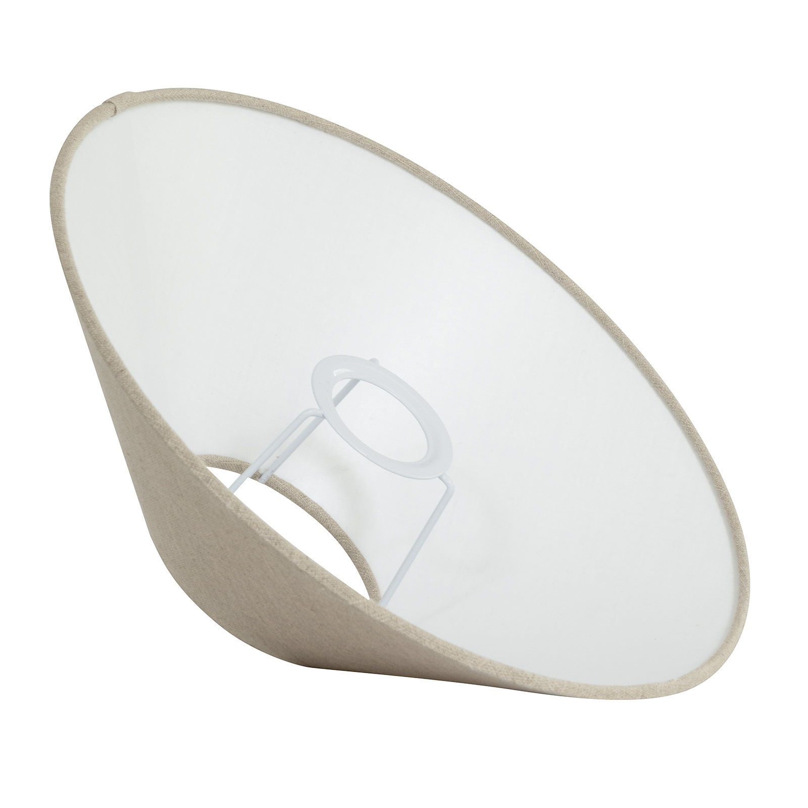 Watt &amp; Veke Basic Flat Lampskärm Natural 36cm