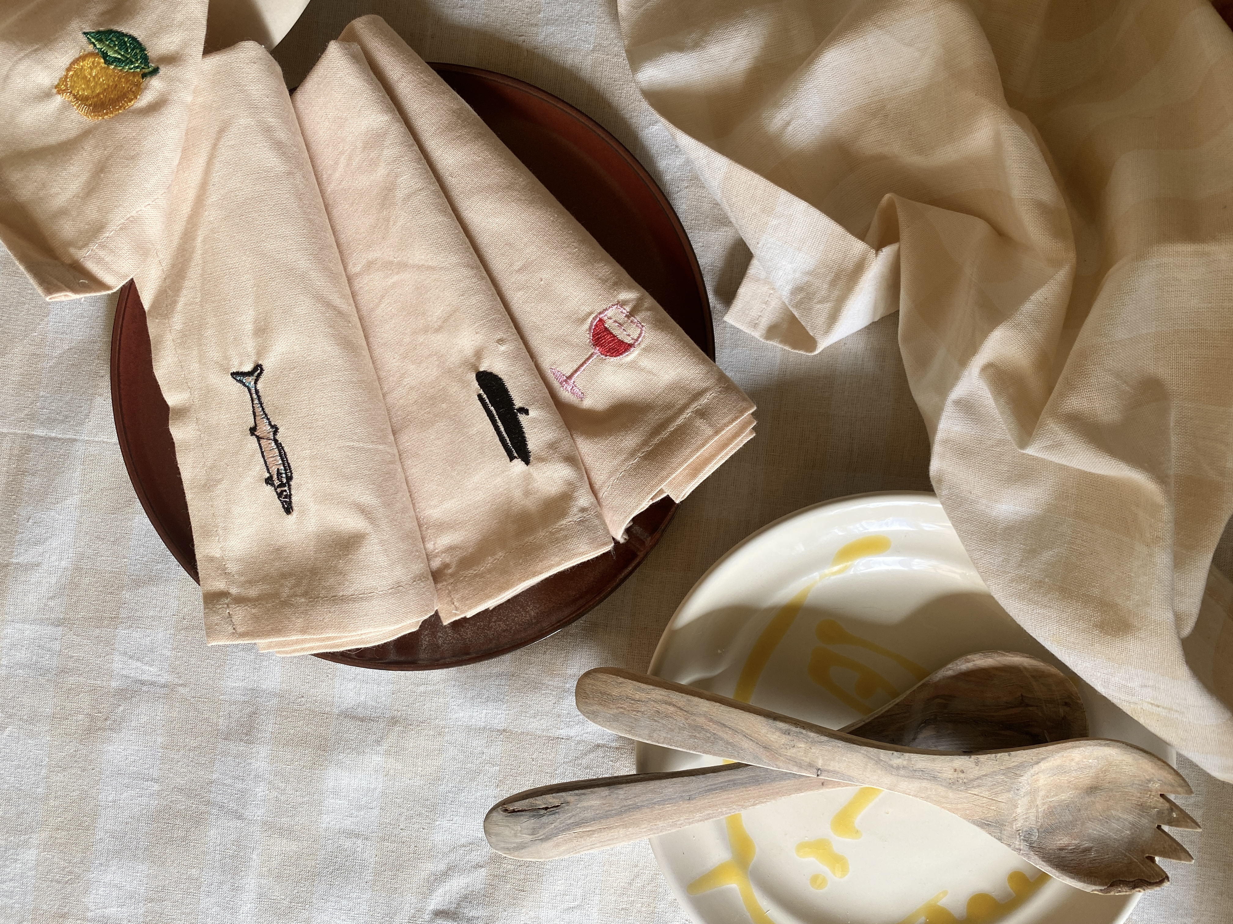 Midnatt Déjeuner Servett 4-pack