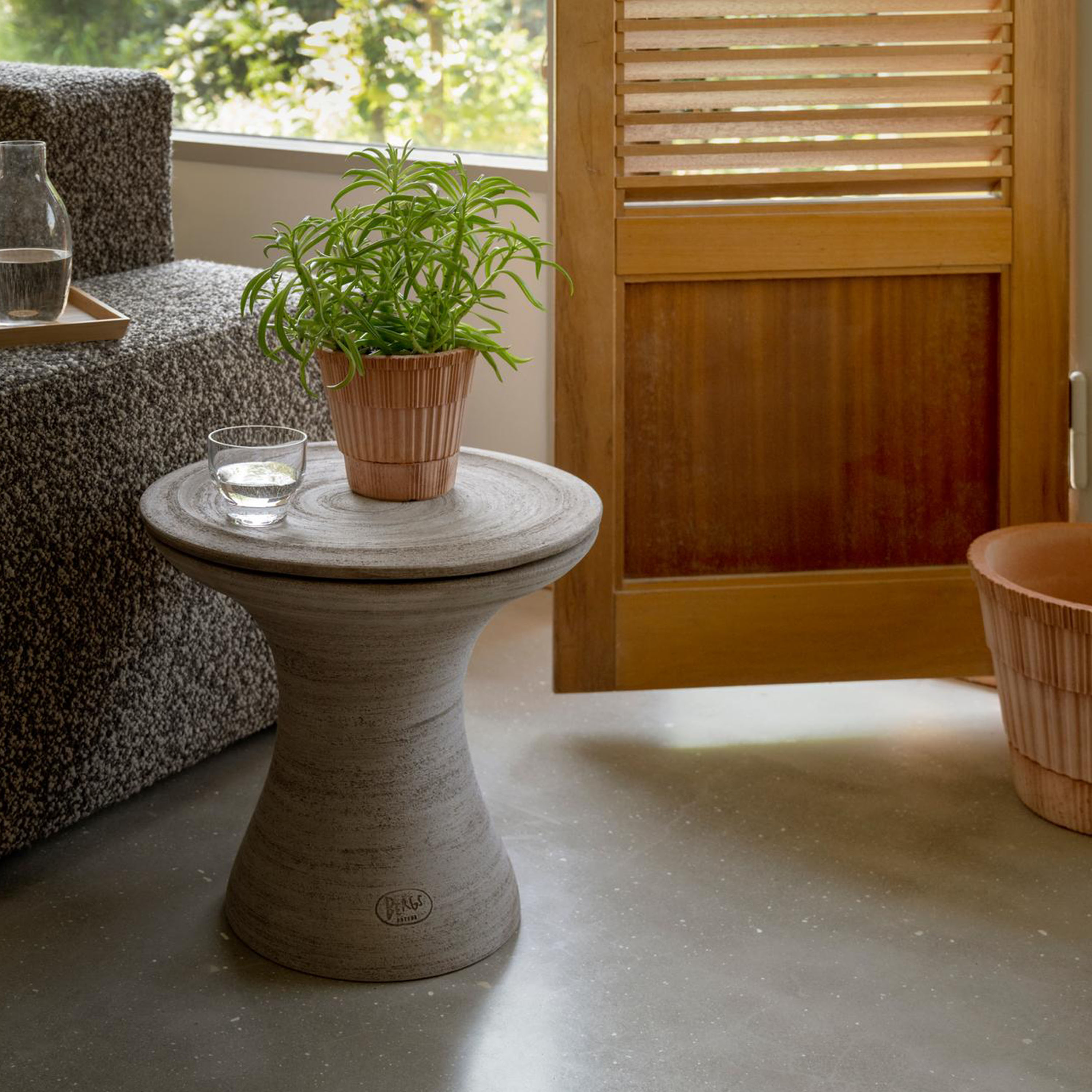 Bergs Potter Atlas Topf Raw Rosa Terrakotta Ø16