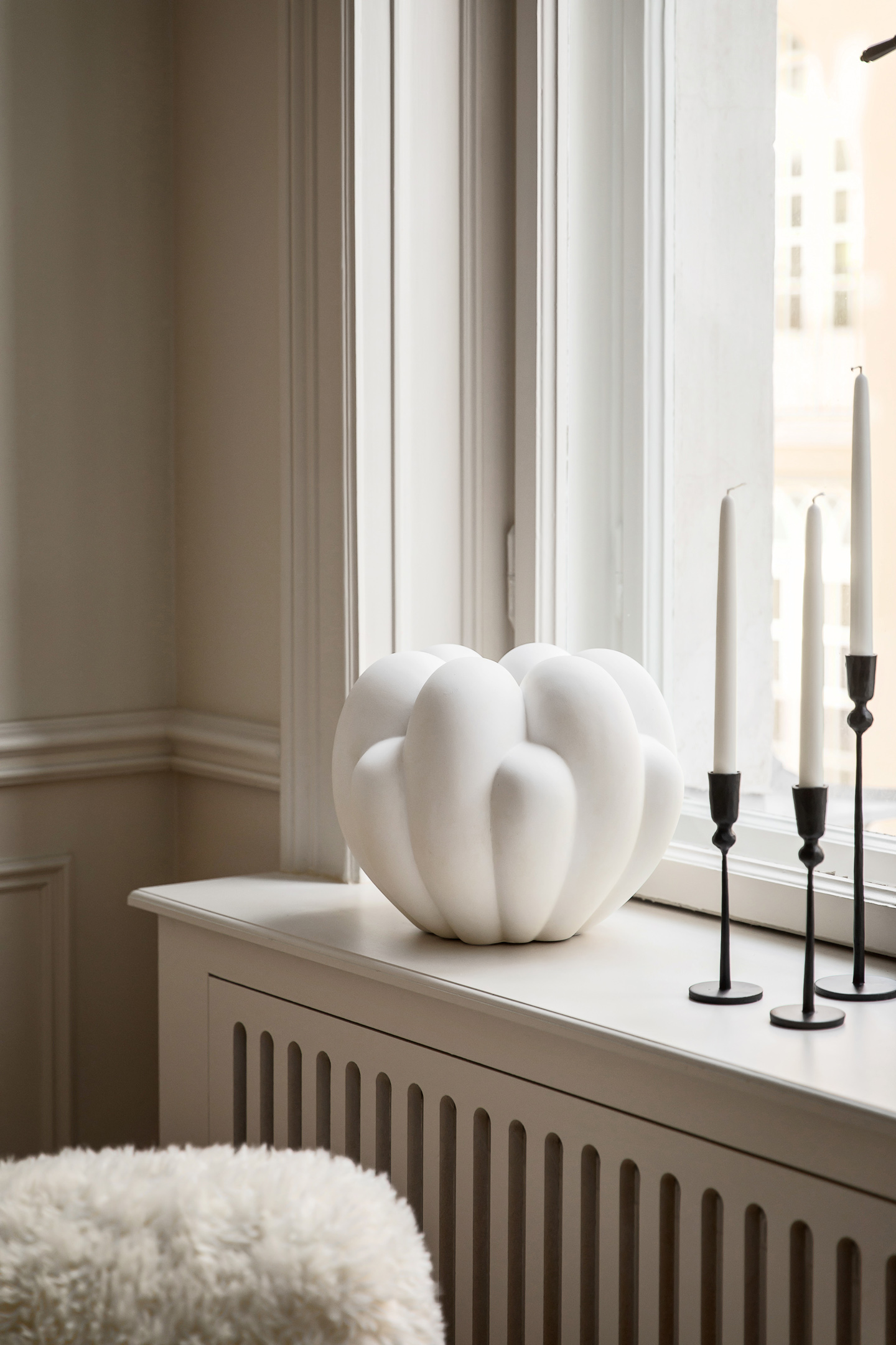 House Doctor Trivo Kerzenhalter Schwarz 29cm