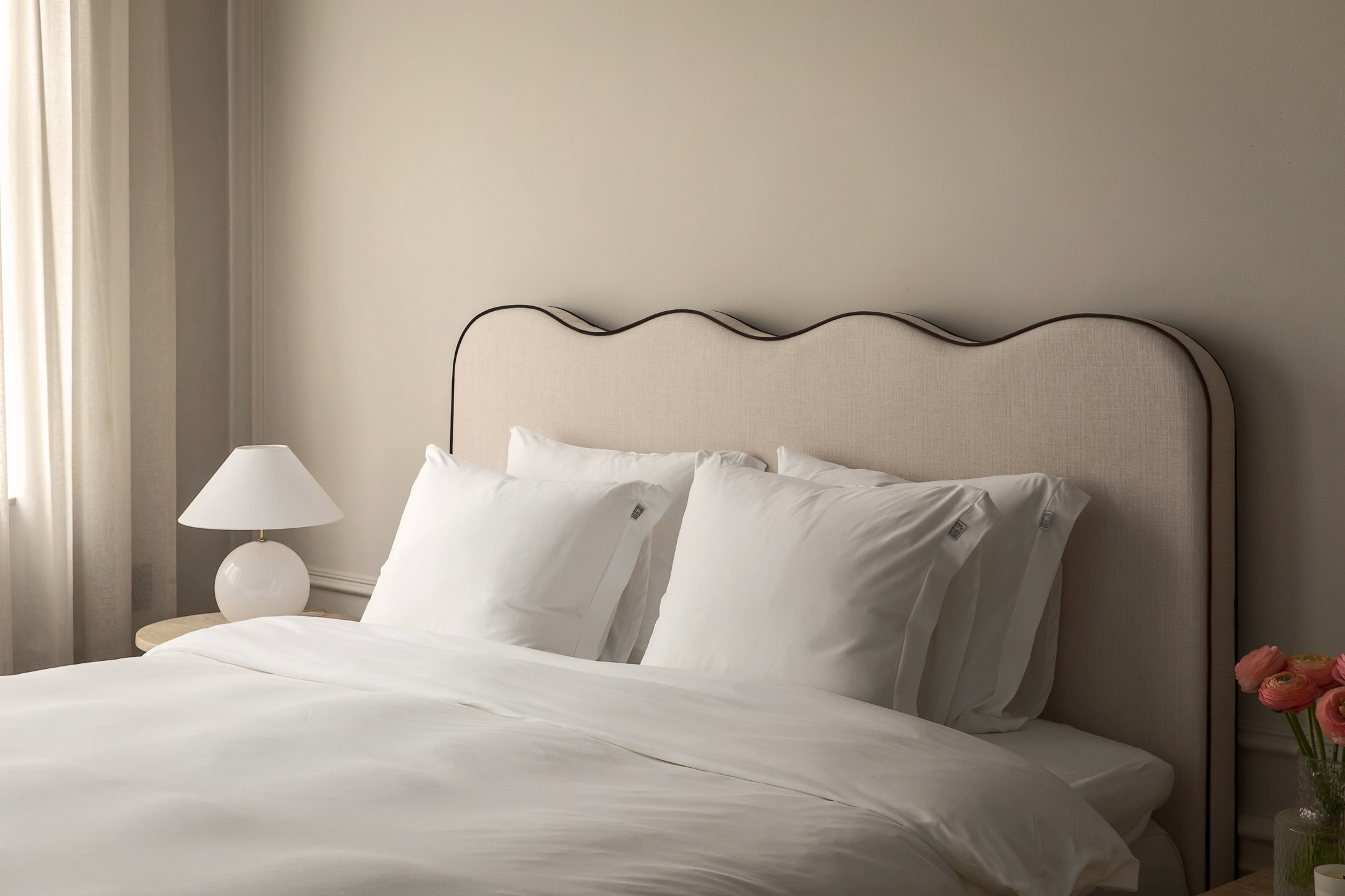 Sleepo Collection Piper Sänggavel Natur/Chocolate 180cm