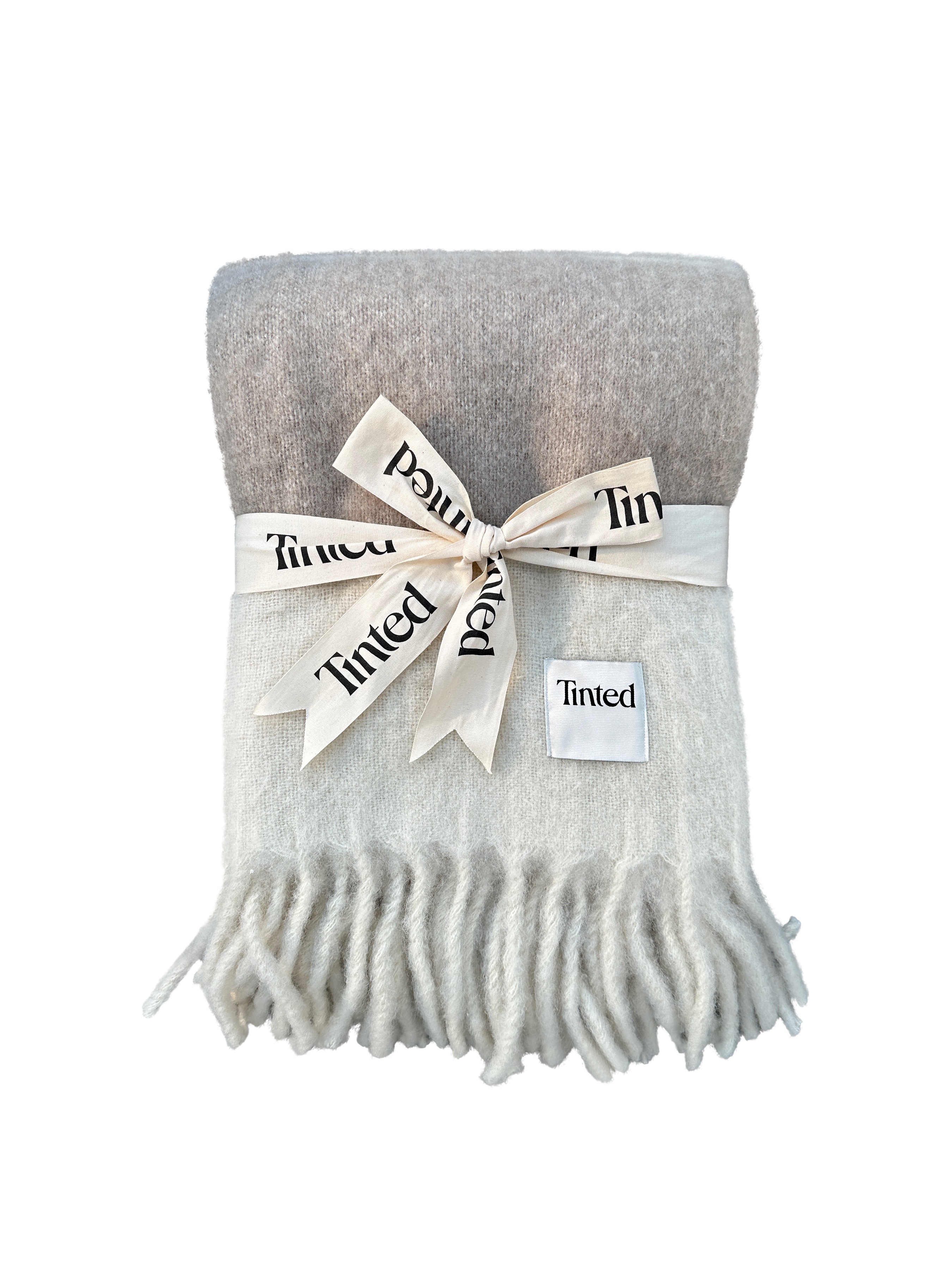 Tinted - Hemple Wollteppich Beige/Offwhite 130x170 - Weiß - Decken