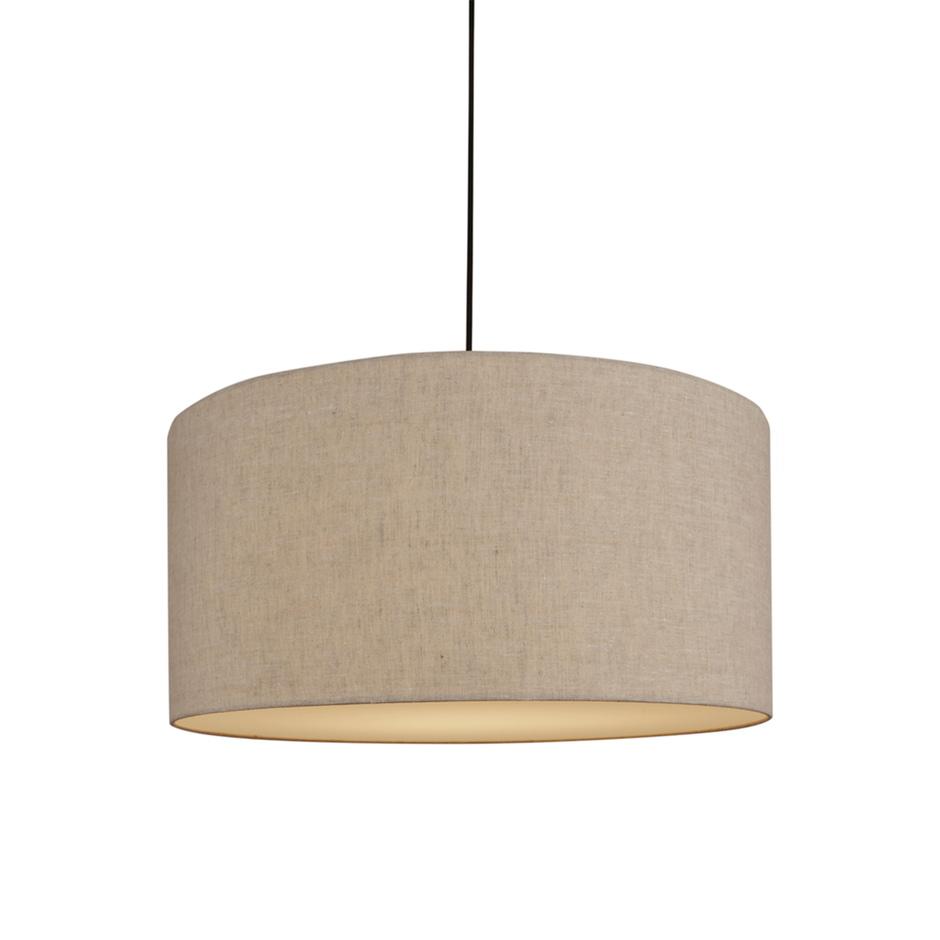 Soft Taklampa Linne Natur/Metallic Bronze Ø60