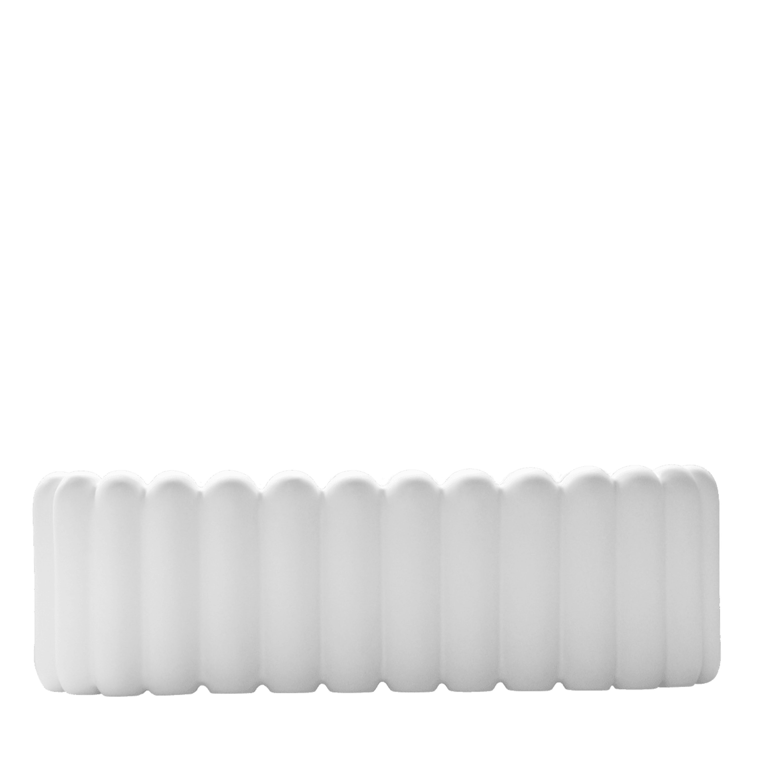 DBKD - Mist Ovale Blumenvase Weiß - Töpfe