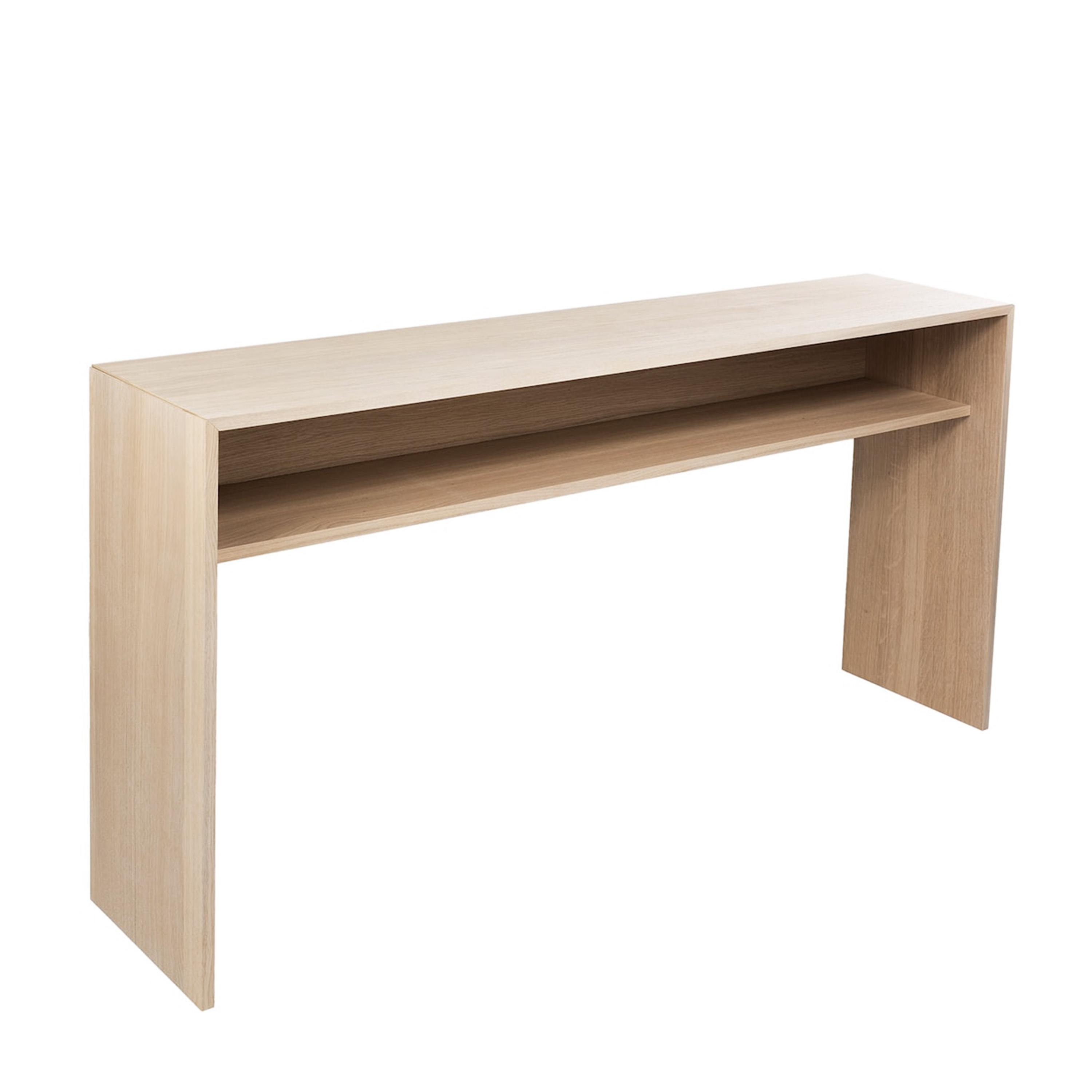 Sleepo Collection Esme Konsolentisch mit Ablage Weißgeölte Eiche 160cm