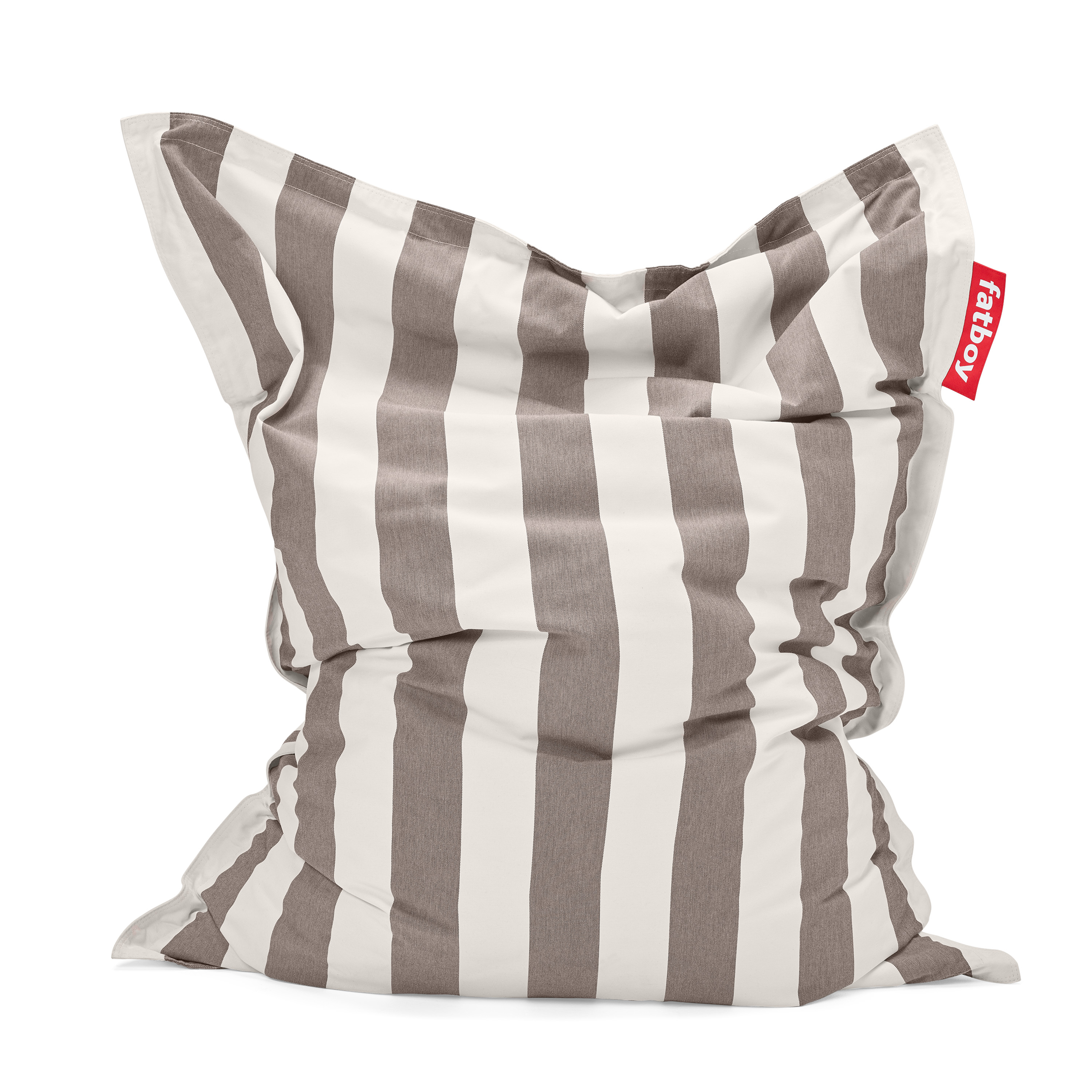 Fatboy - Original Outdoor Sitzsack Stripe Cacao - Braun - Outdoor Sitzpuff