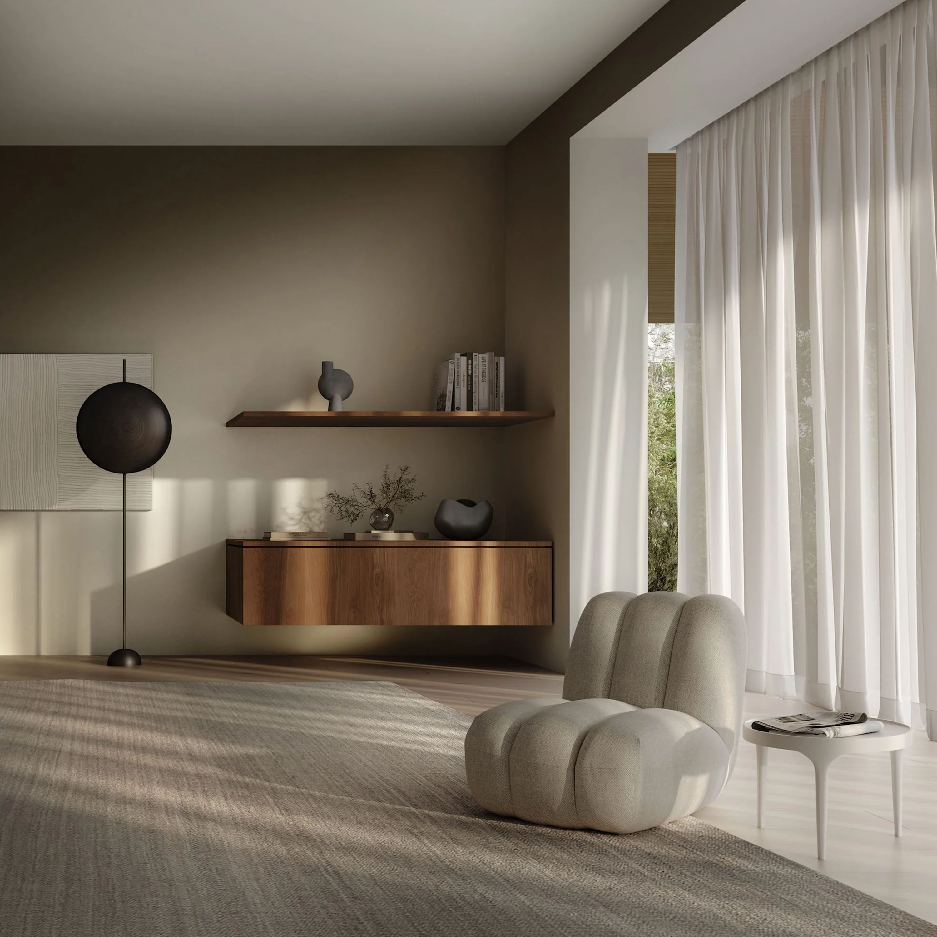 101 Copenhagen Sphere Vase Bubl Dark Grey Medio