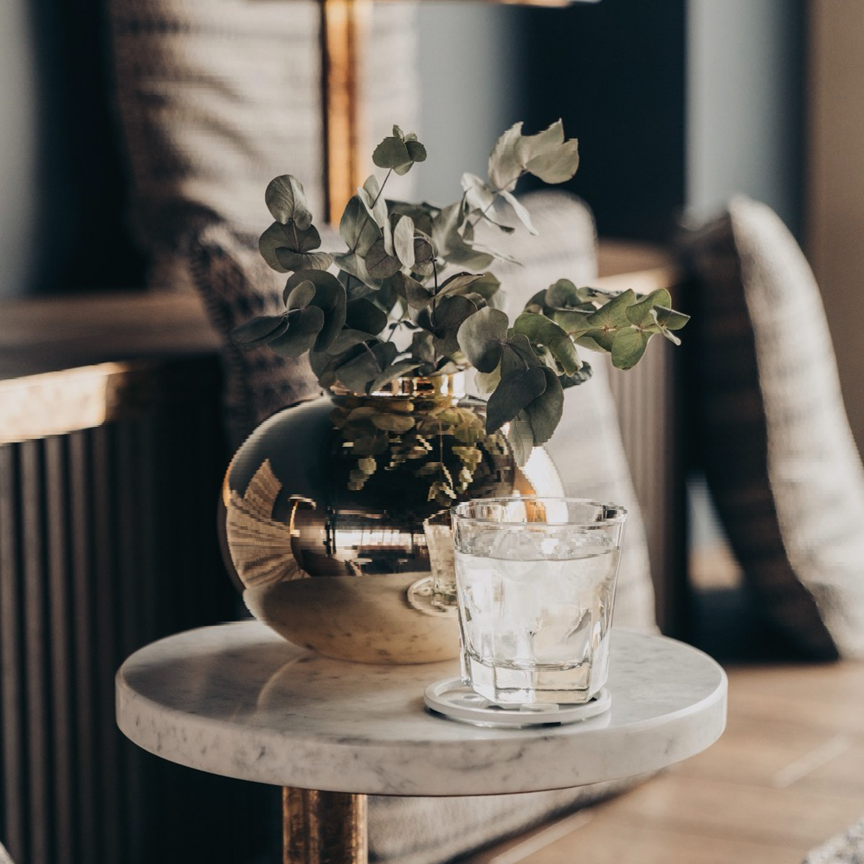 Hilke Collection Amico Vas Guld 20 cm