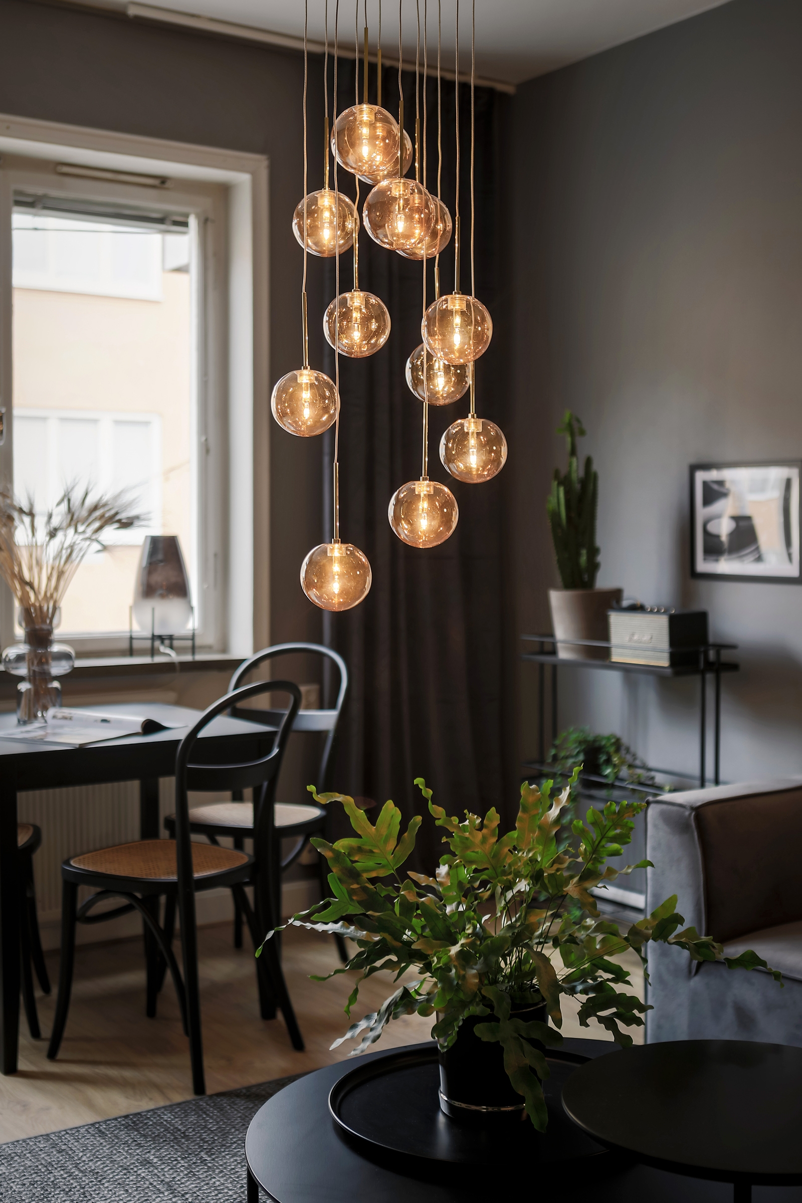 Globen Lighting Skyfall Taklampa Amber