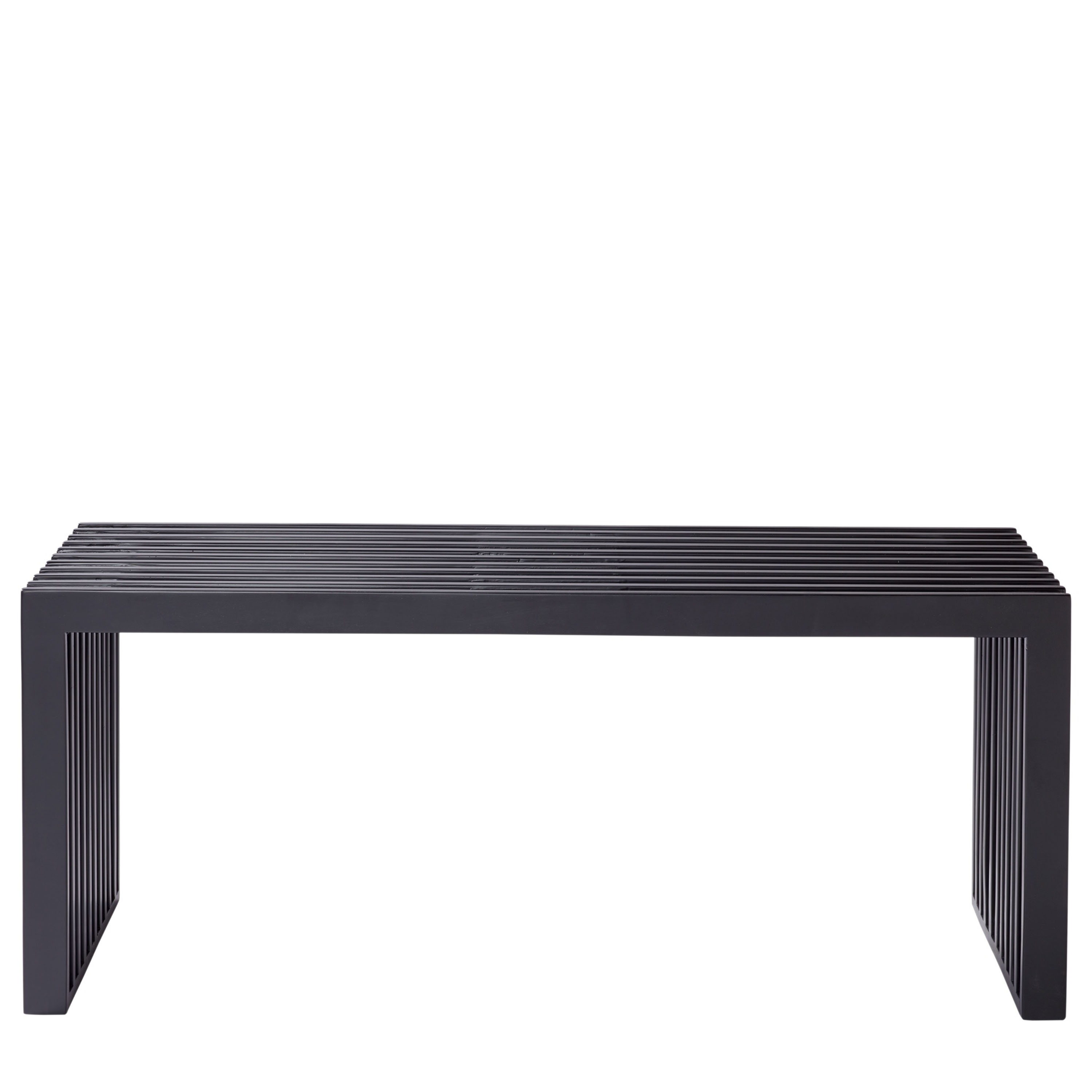 Rib Bank Schwarz 104cm