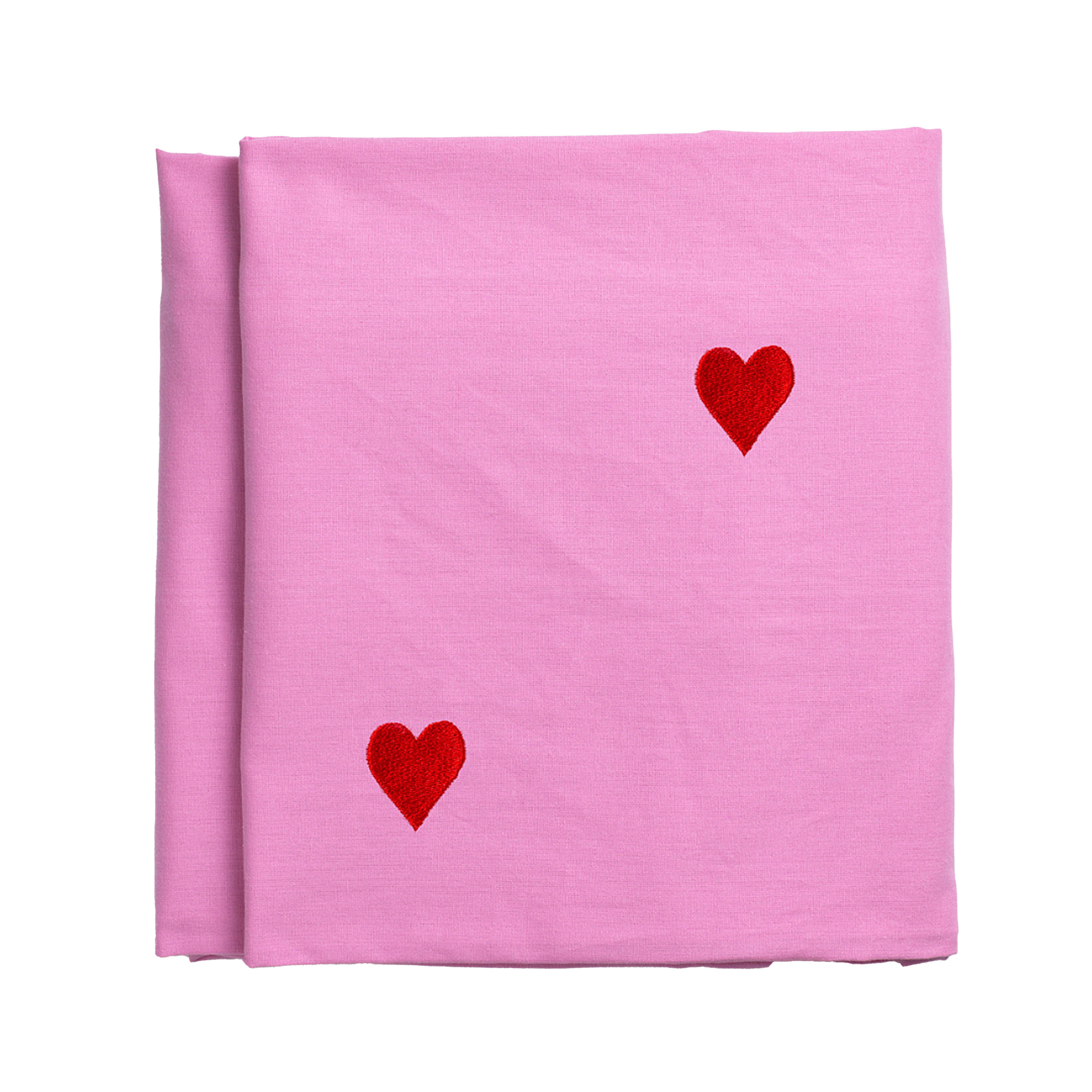 Pink Heart Duk 145x330