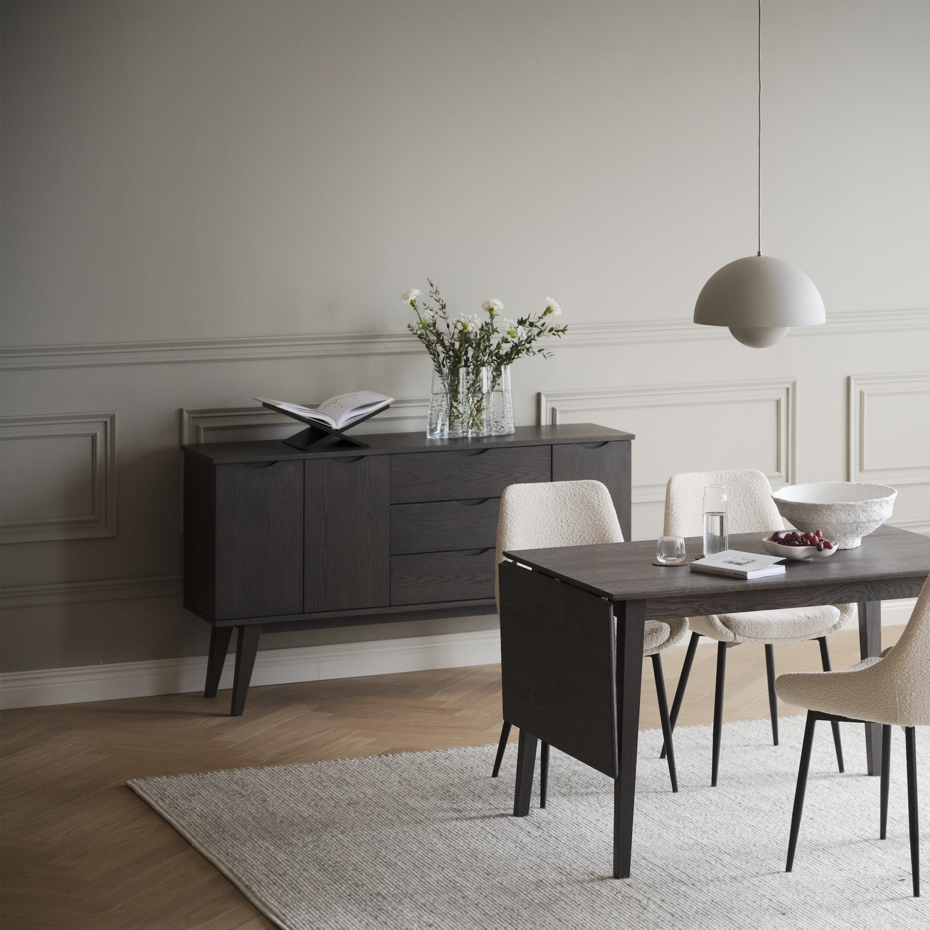 Rowico Home Filippa Sideboard Dunkelbraun 150cm