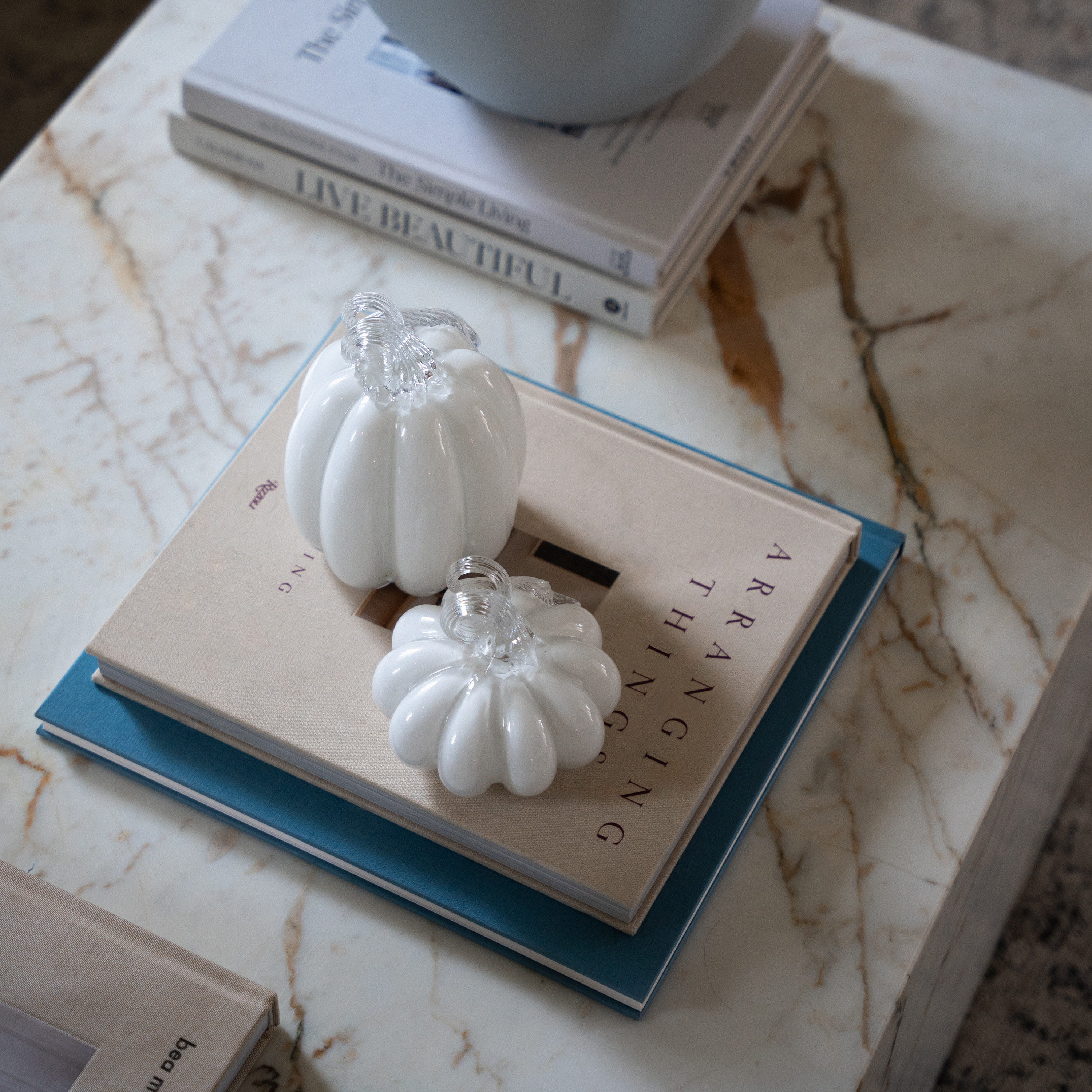 Cooee Design Pumpkin Dekoration White 14cm