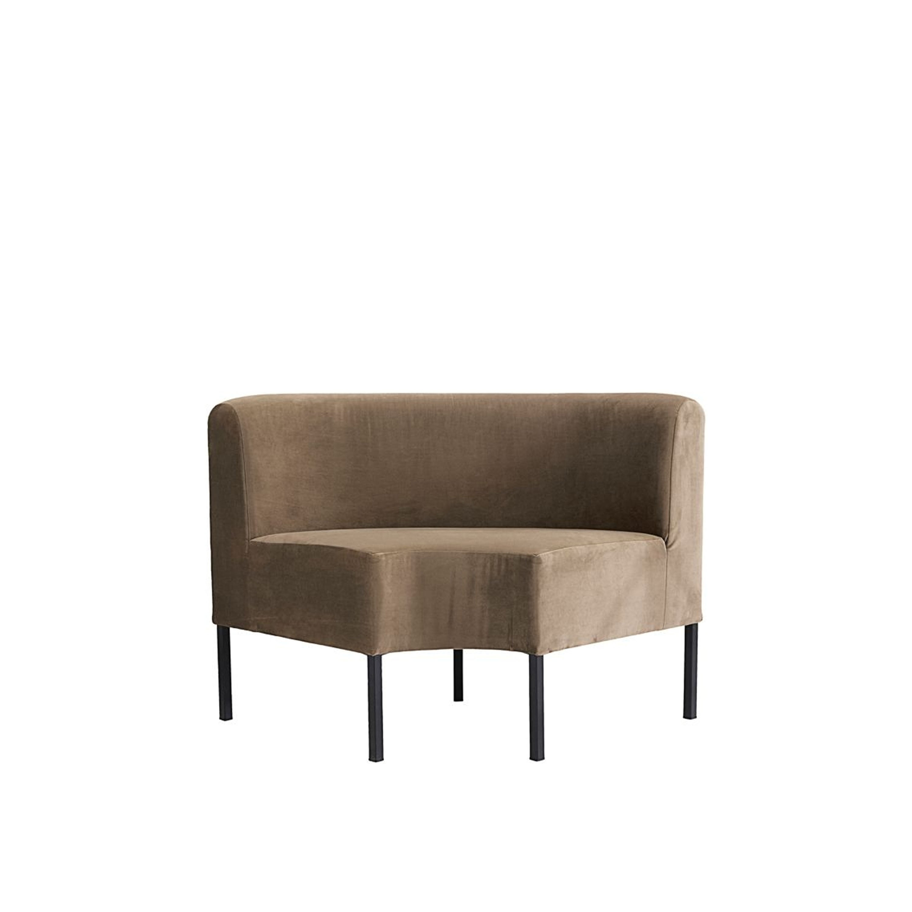 Feast Hörndel Modulsoffa Taupe 85cm