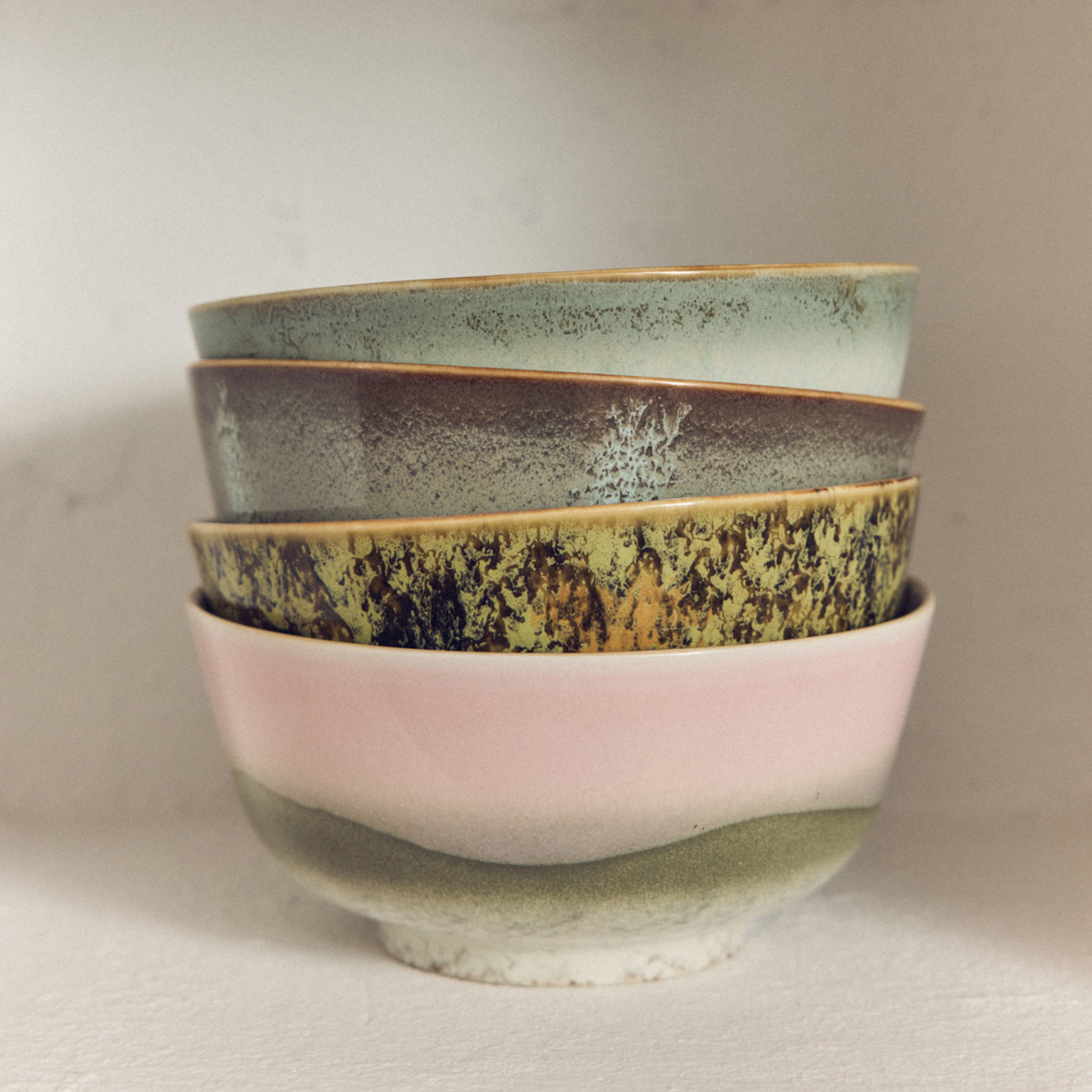 HKliving 70s Ceramics Ramenskål Ascend 2-pack