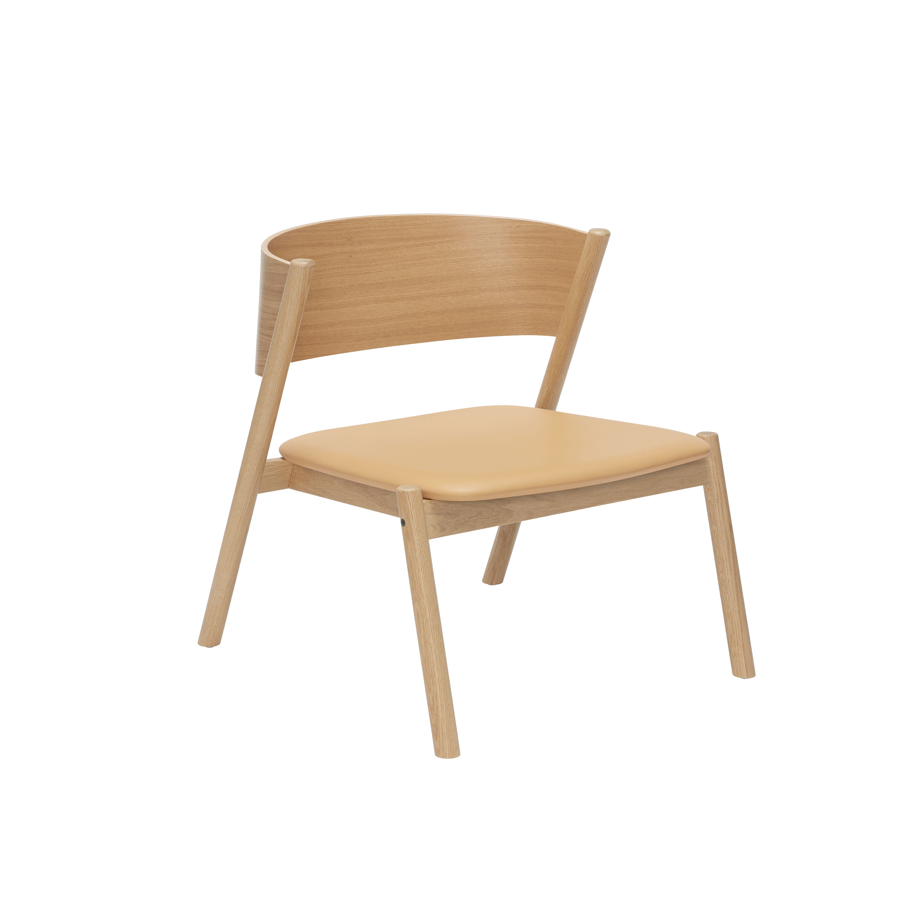 Oblique Loungestol Natur