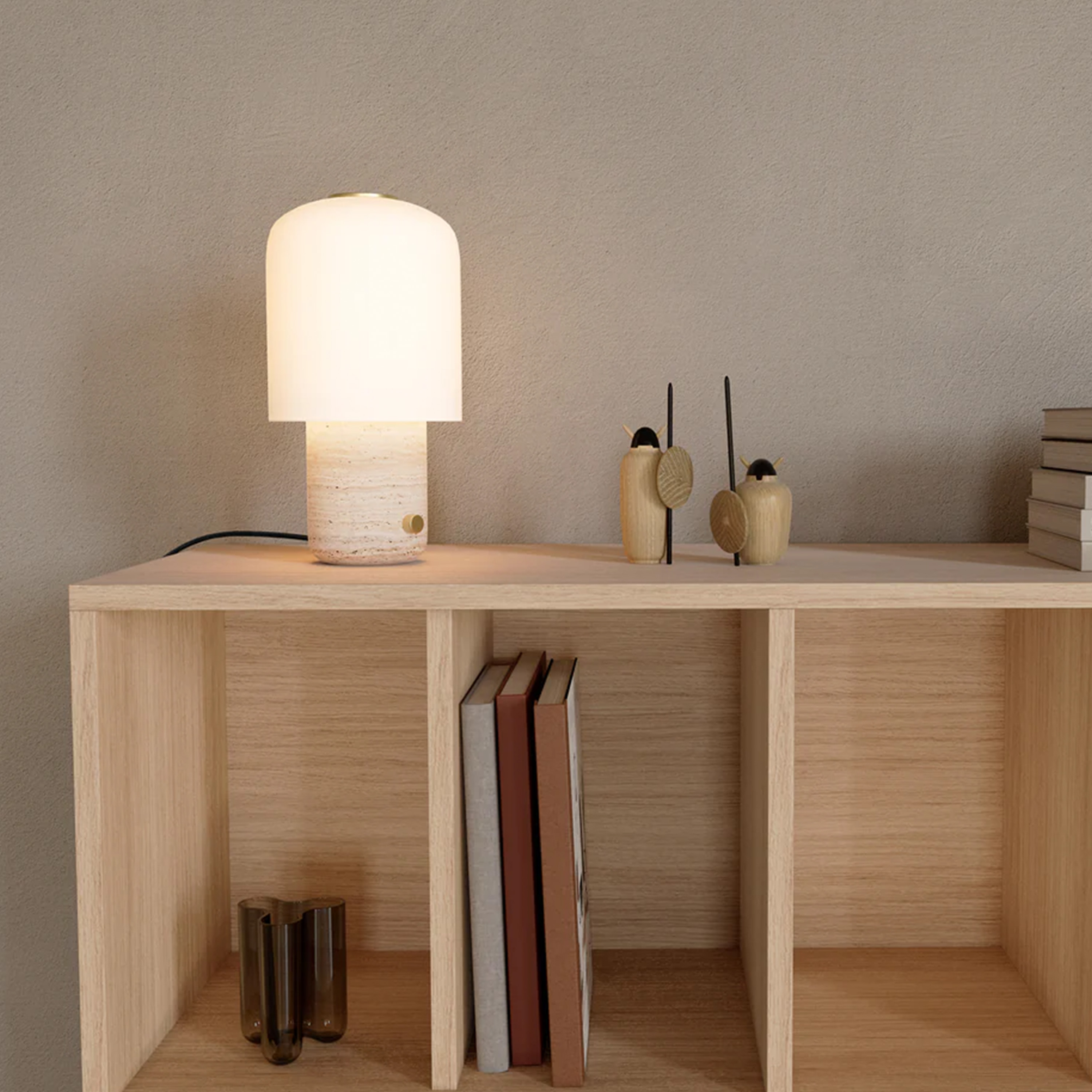 Novoform Tokyo Bordslampa Travertine