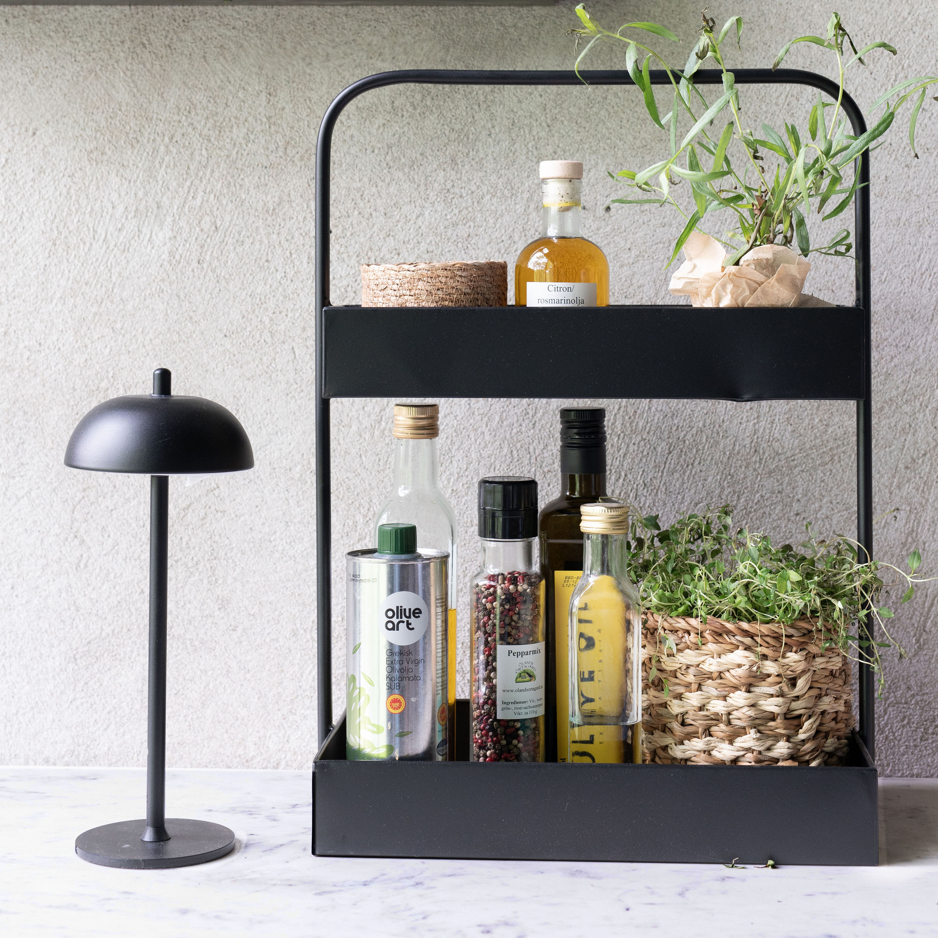 Wikholm Form Udine Portabel Bordslampa Svart 12cm