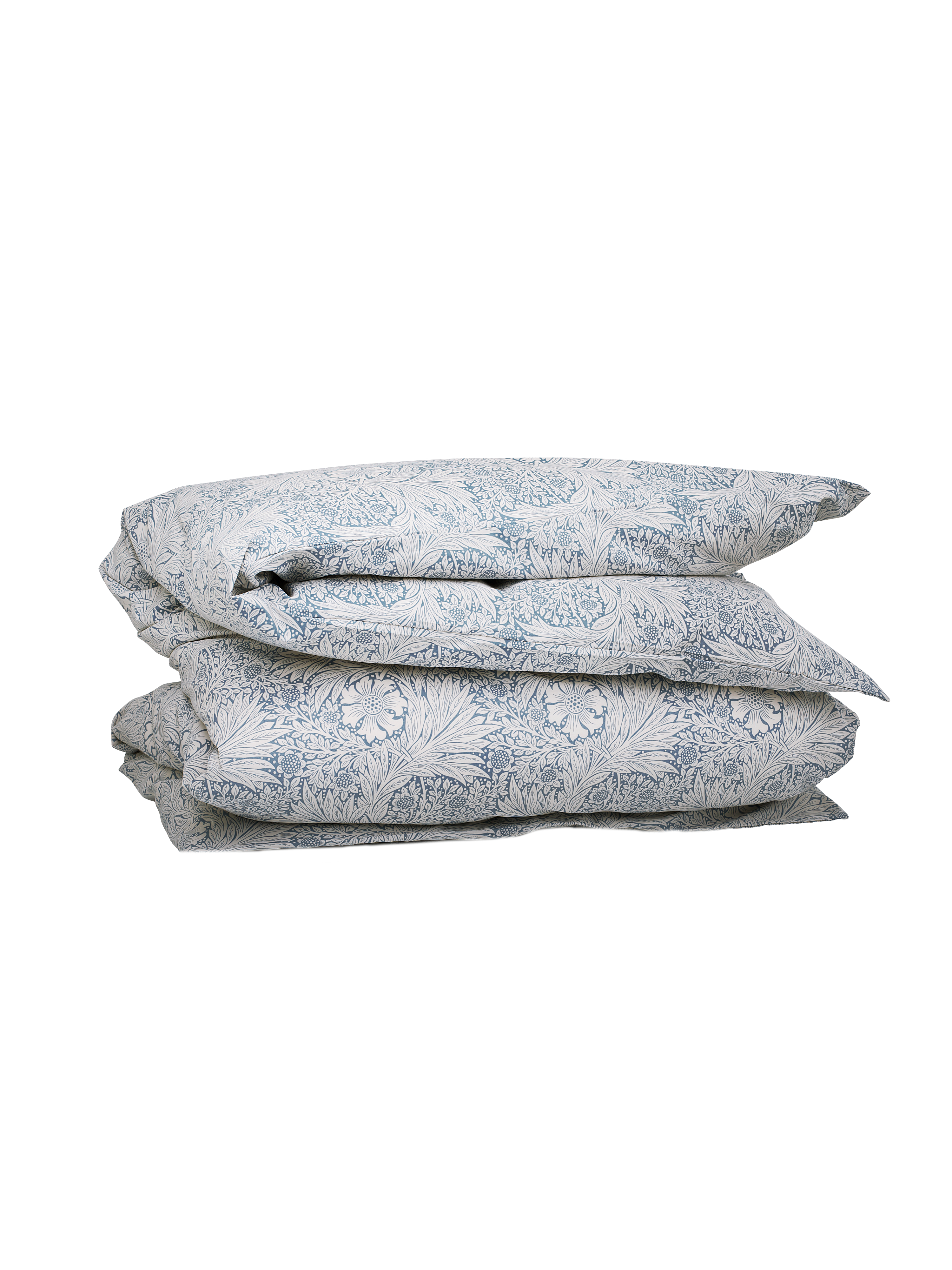 Marigold Påslakan Blue/Ivory Dubbel