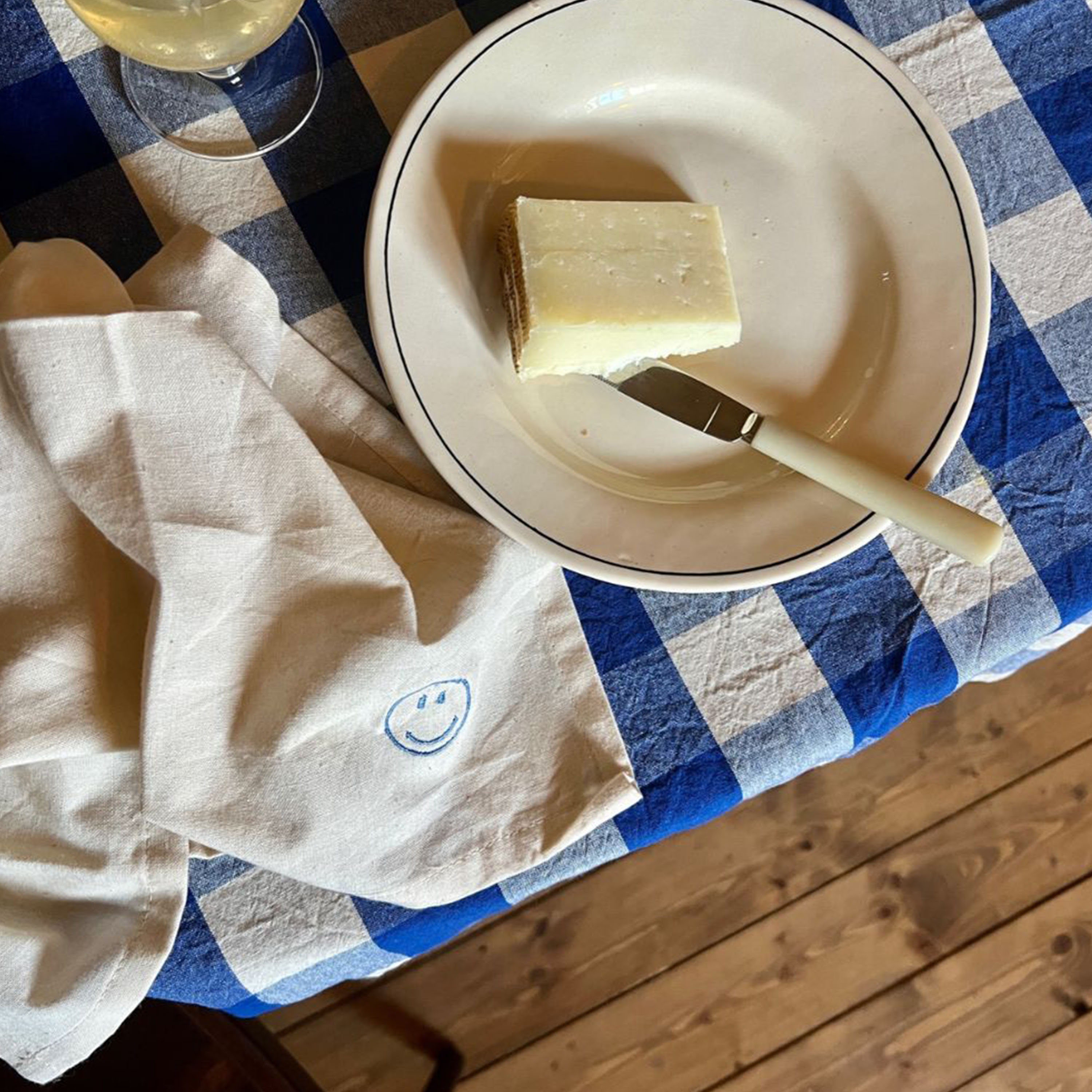 Midnatt Happy Serviett 4-pack