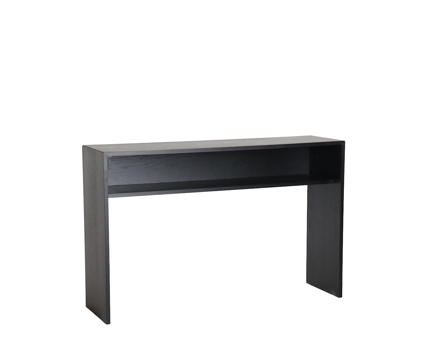 Esme Konsollbord med Hylle Svart 125cm