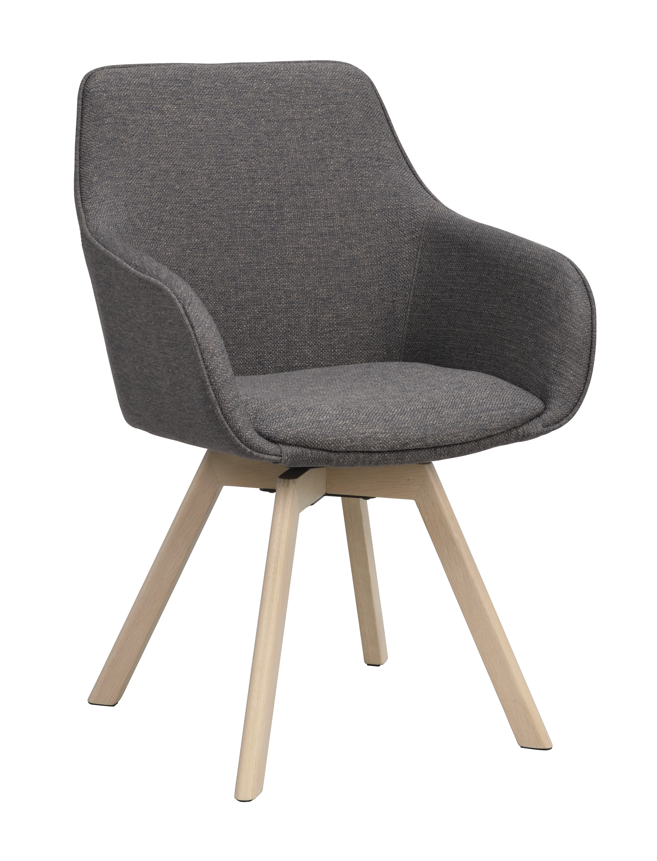 Alison Karmstol Grå/Vitpigmenterad