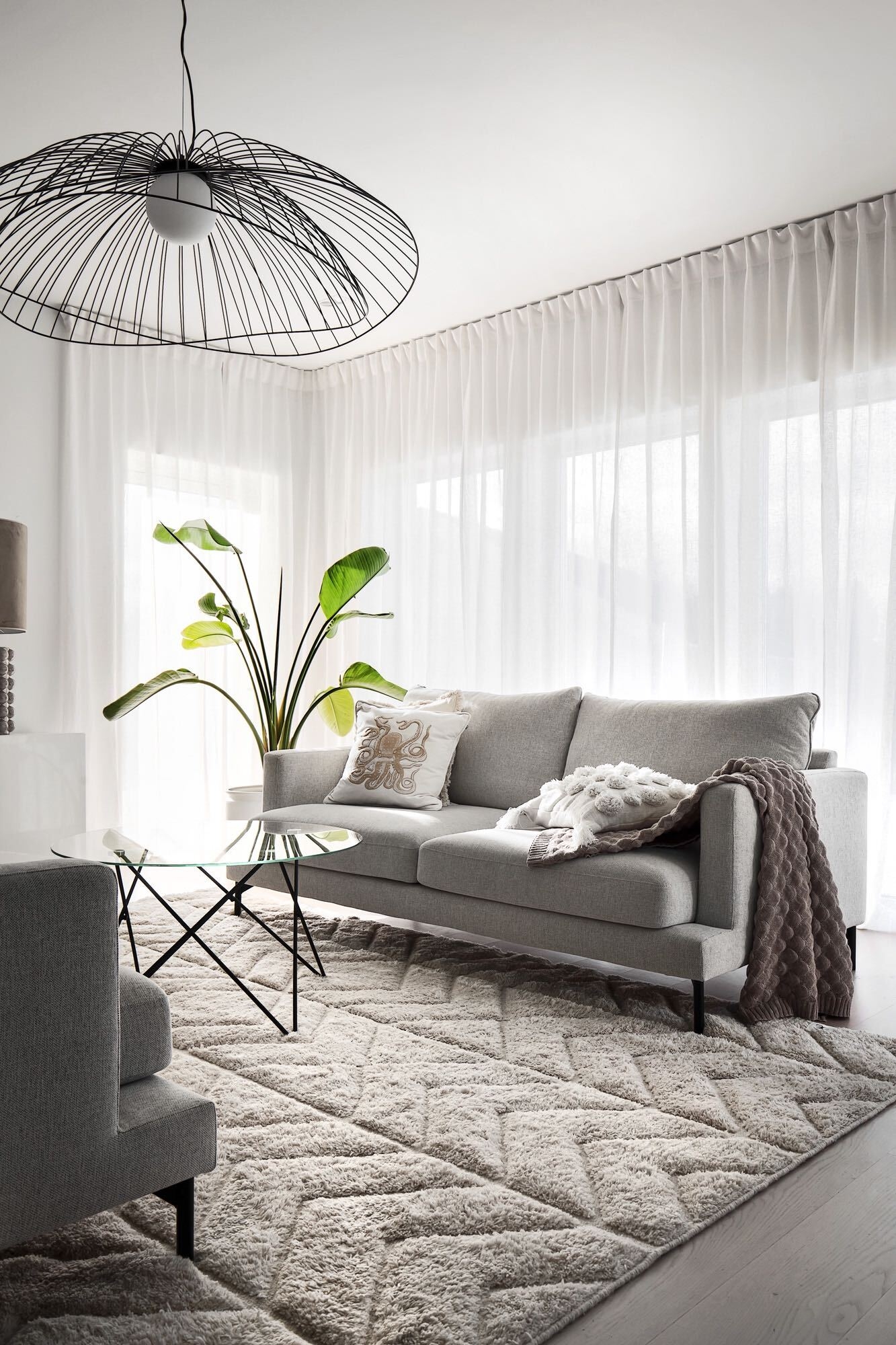 Sleepo Collection Olivia 3-sits Soffa Natur 206cm