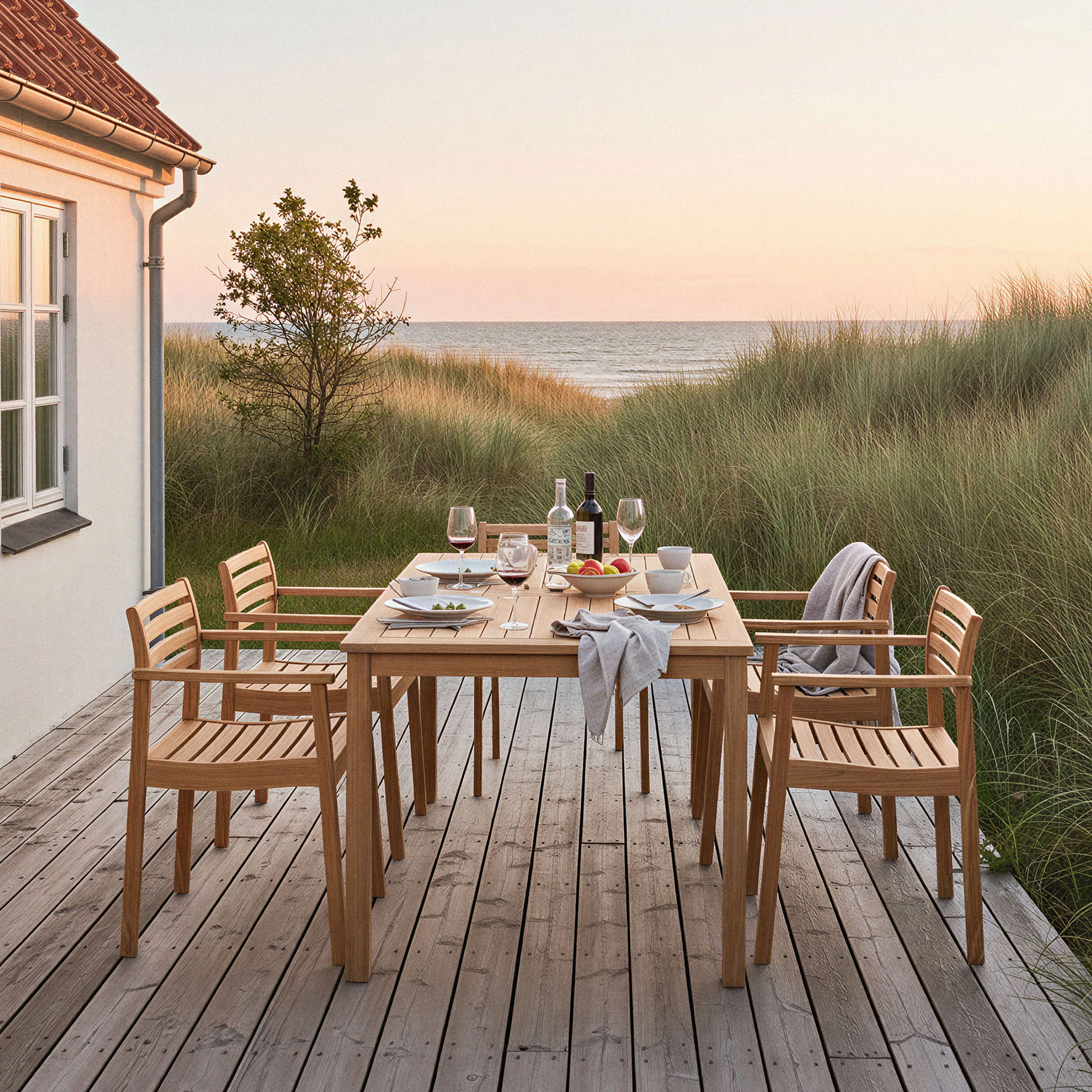 Cinas Rosenholm Ruokailuryhmä Teak