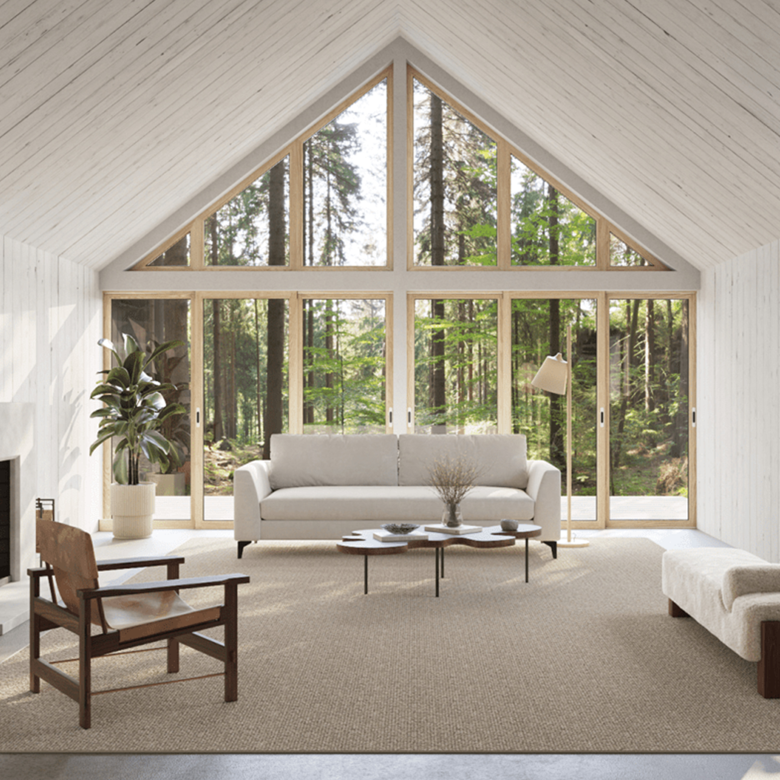 Classic Collection Fjellmyr Ullmatte Naturbeige 200x200