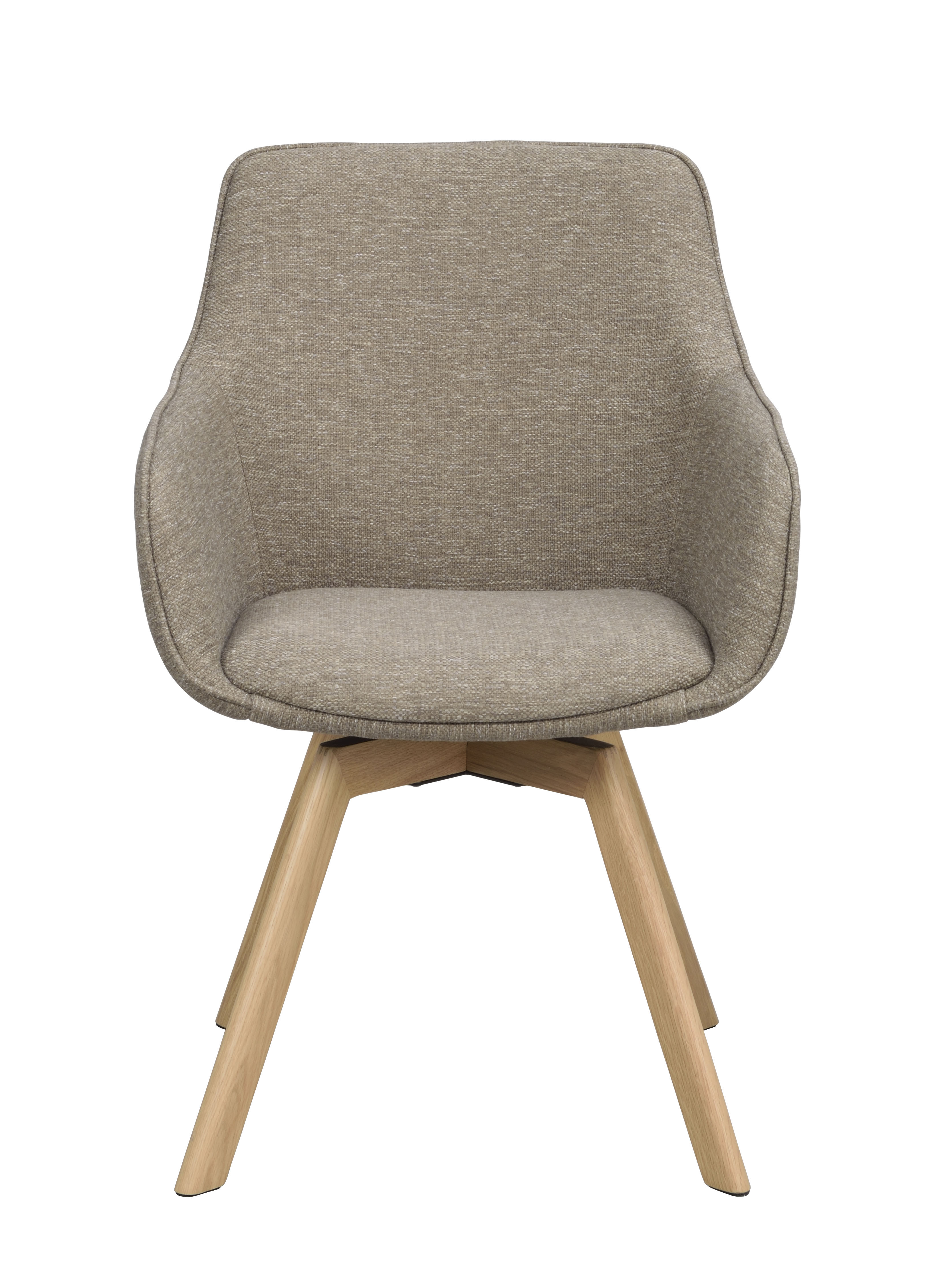 Rowico Home Alison Karmstol Mörkbeige/Ek