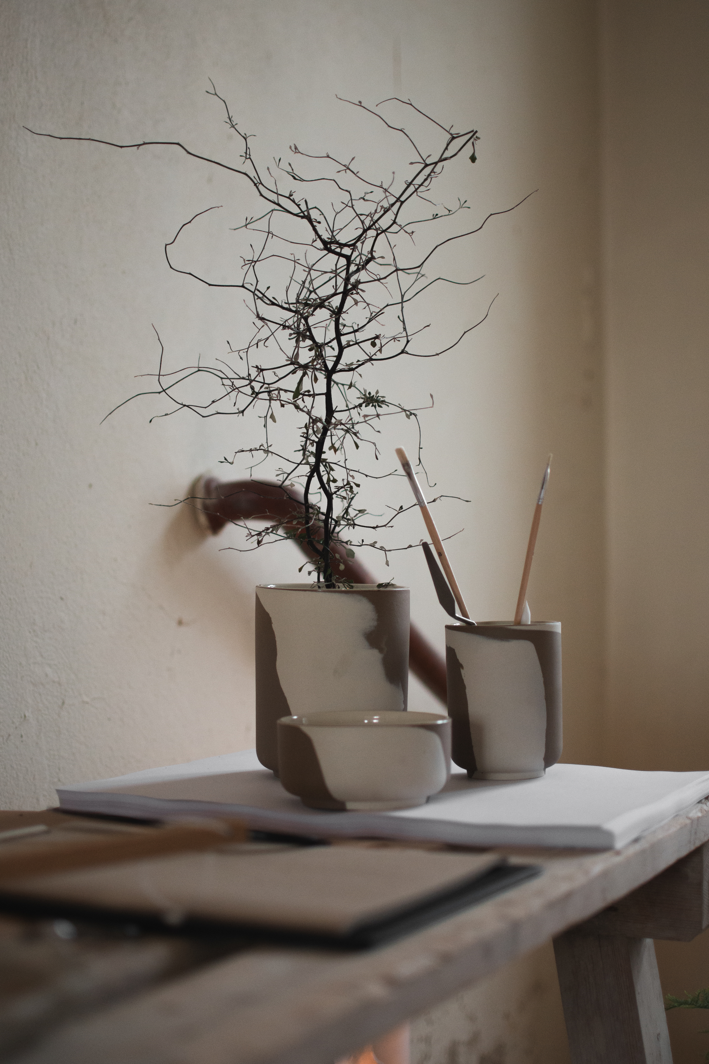 DBKD Calm Kruka Beige/Brown Large