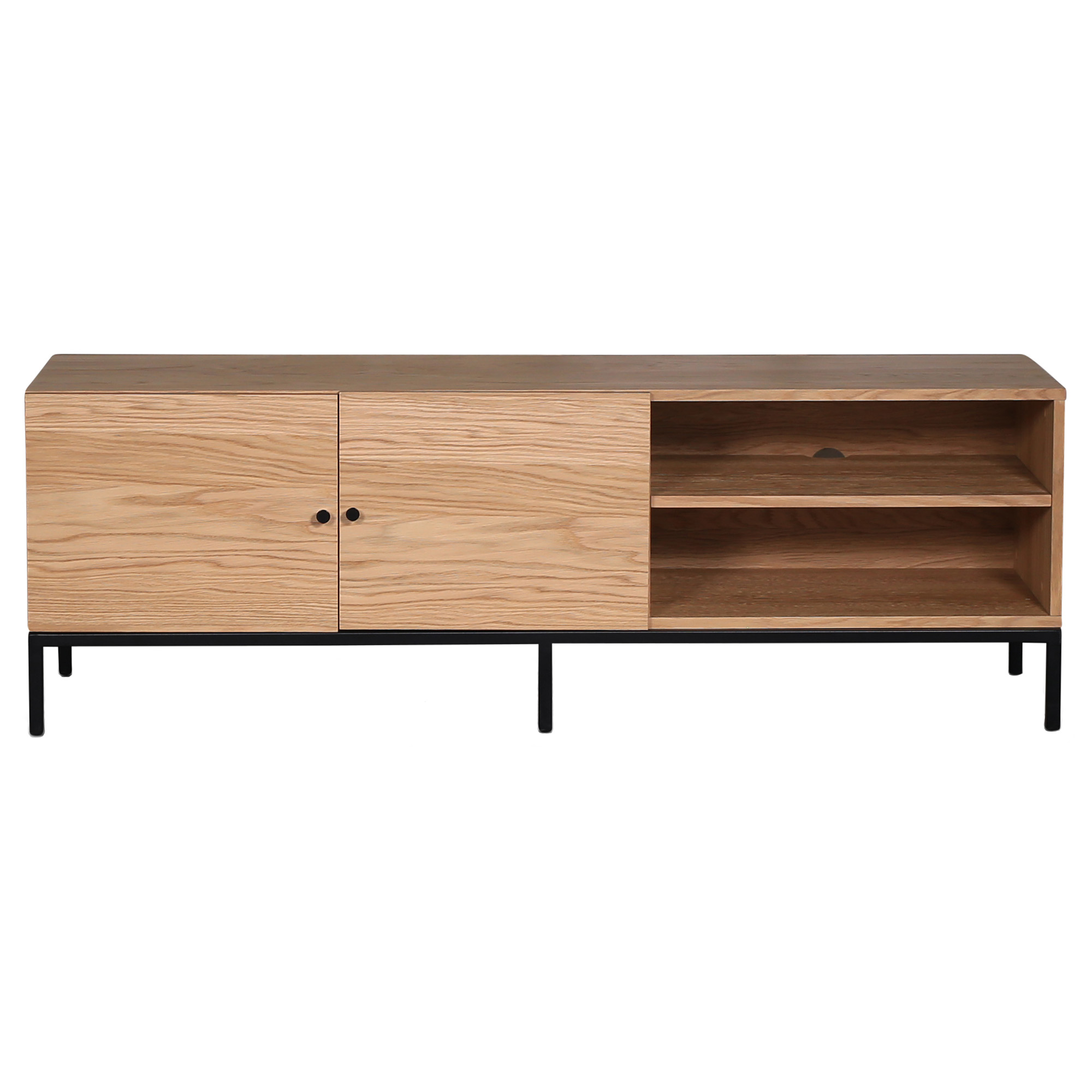 Nordic Home - Ezra TV-Bänk Ek 150cm - Trä