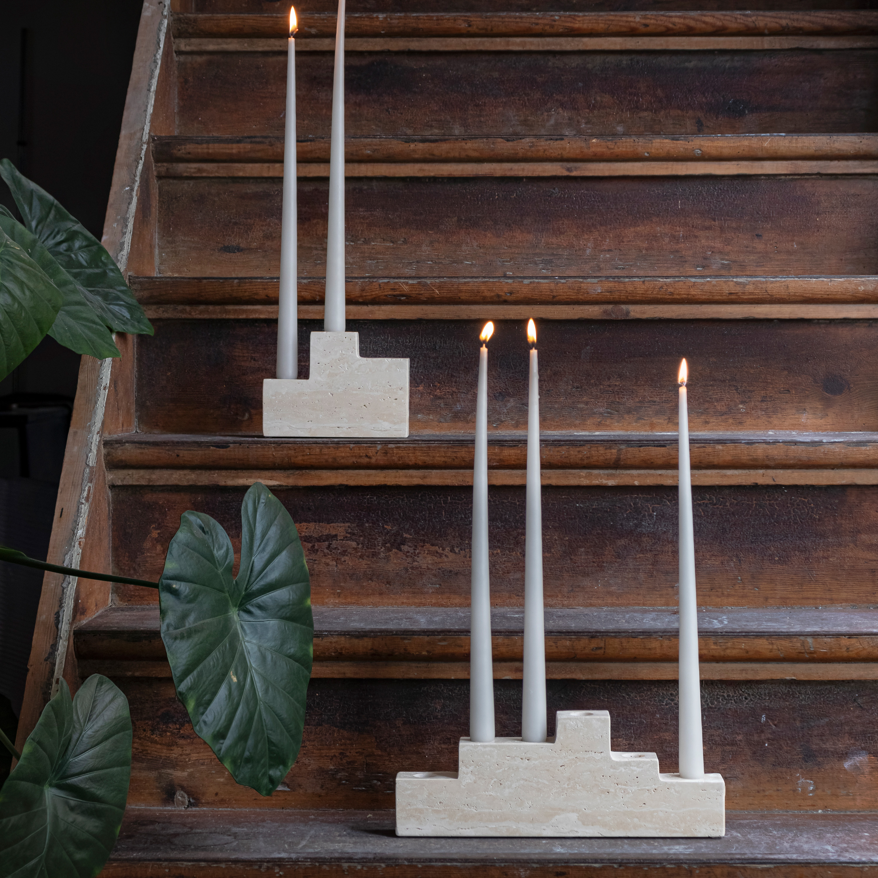 Mette Ditmer Step Kerzenhalter Leinen