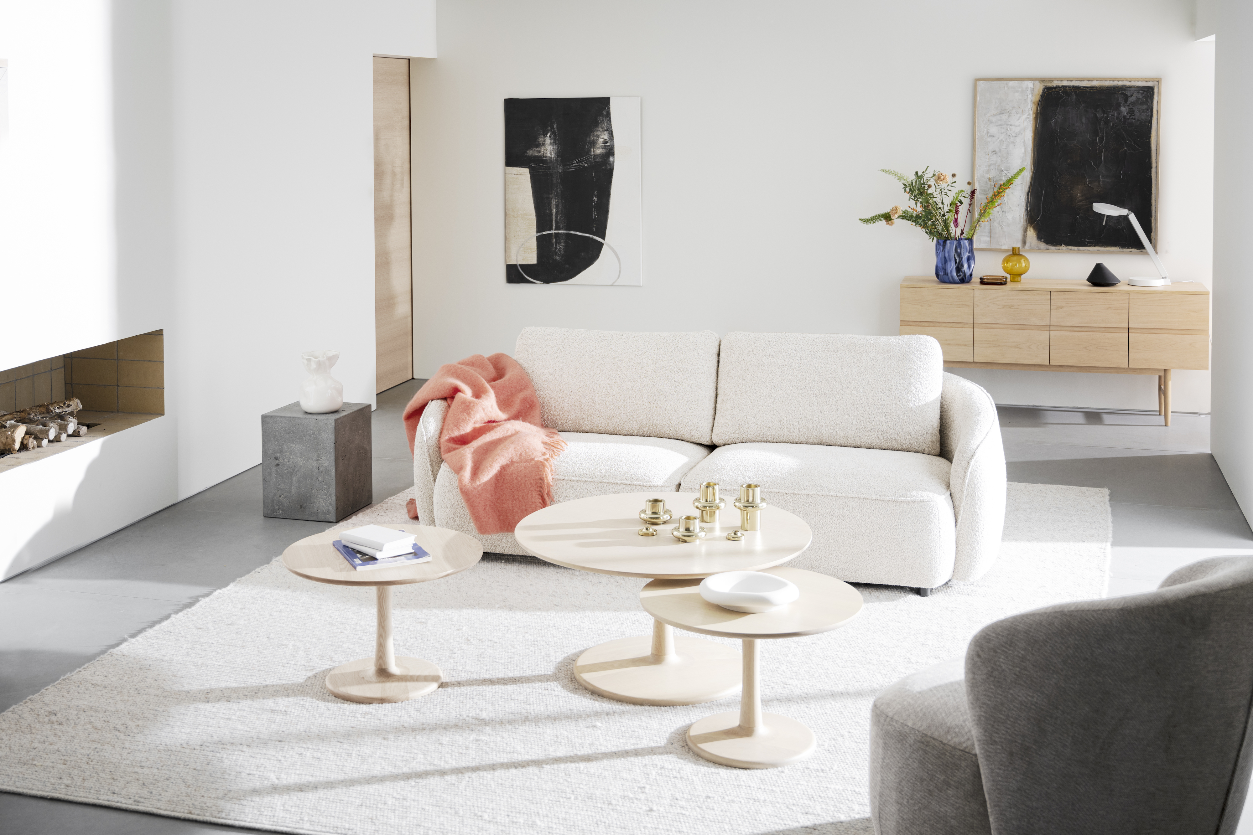 Rowico Home Norris 3-sits Soffa Ljusbeige