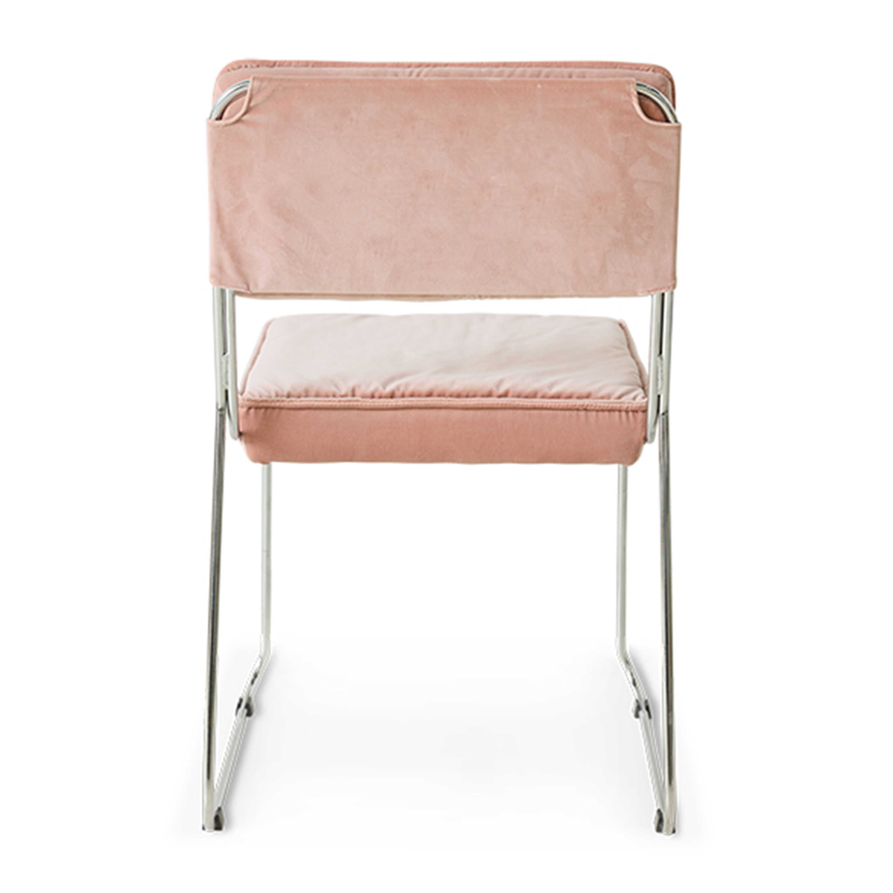 HKliving Endless Matstol Velvet Lychee Pink