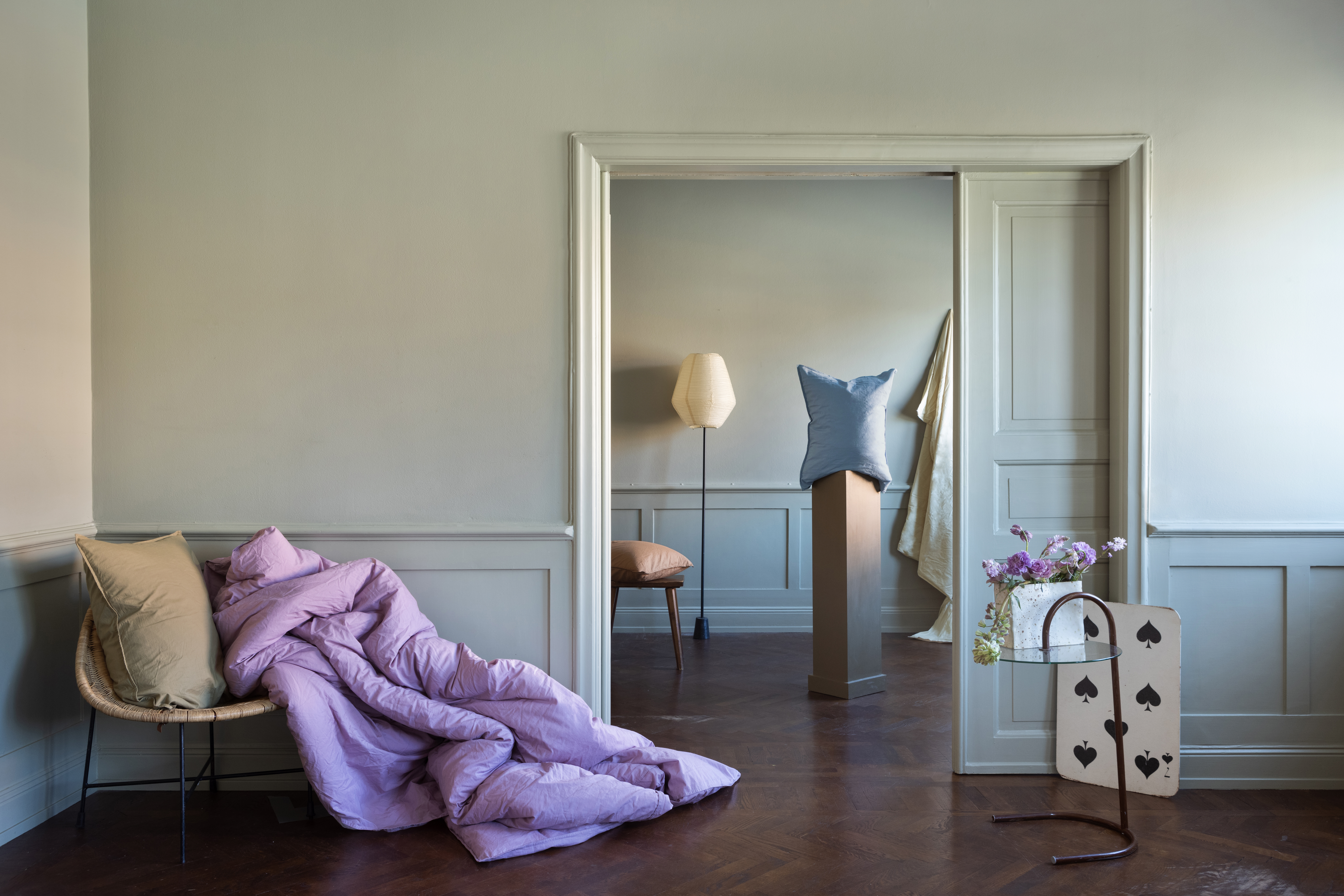 Midnatt Örngott Aster 50x60 2-pack