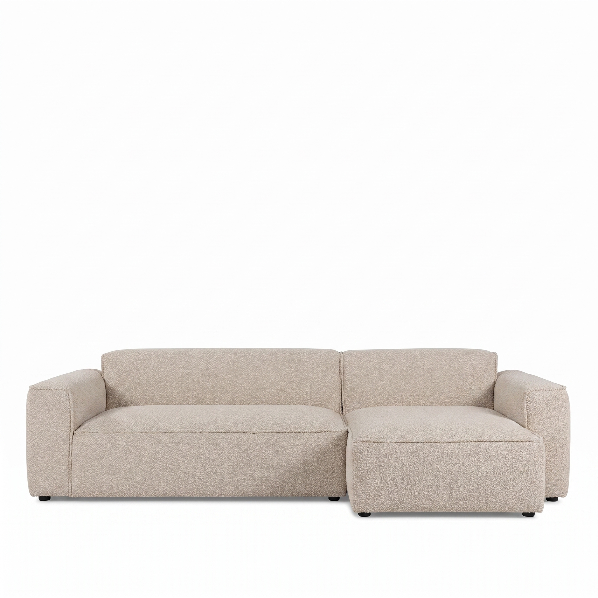 Sleepo Collection Bobbie 3-sits Divansoffa Höger 279cm Ascot White