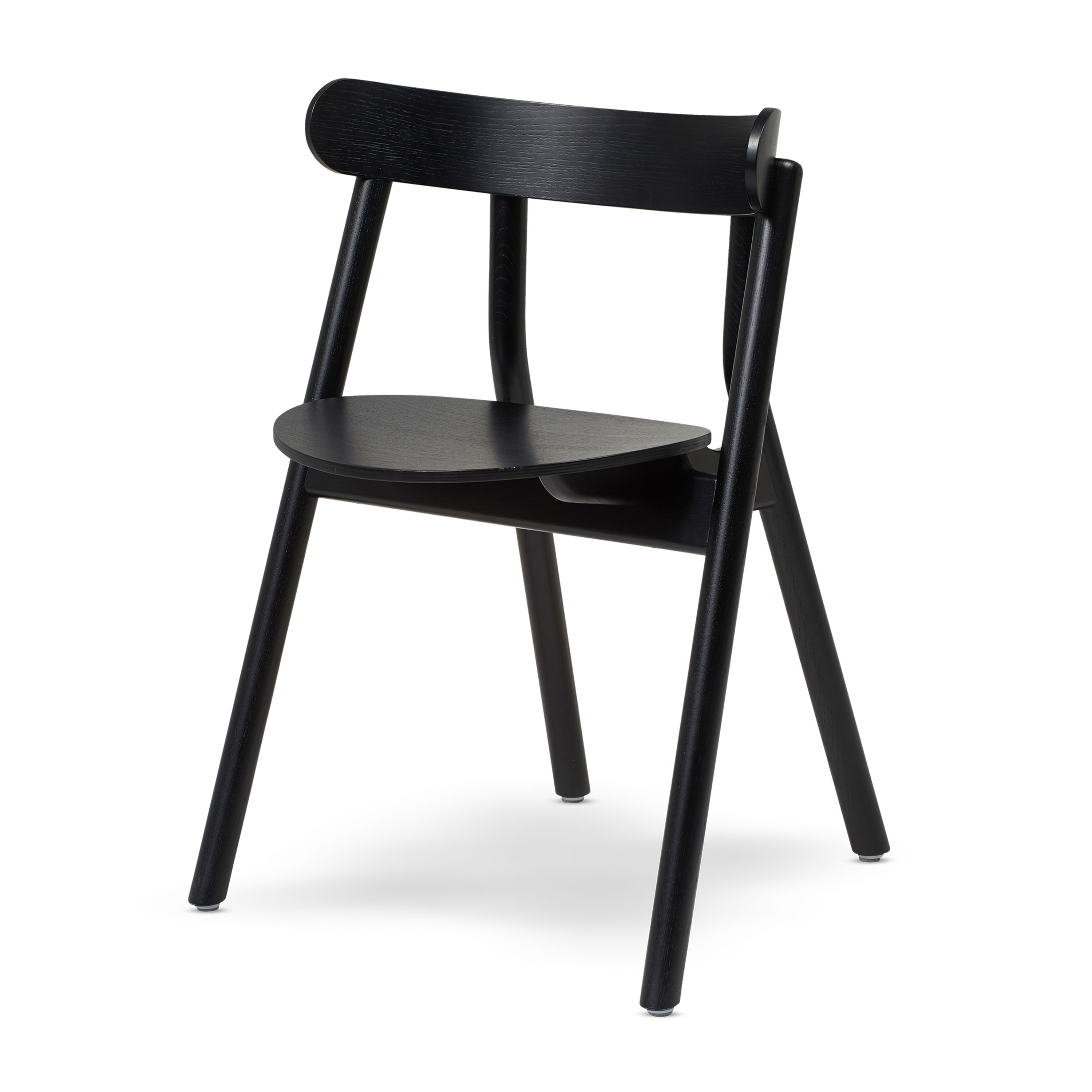 Oaki Matstol Black Painted Oak